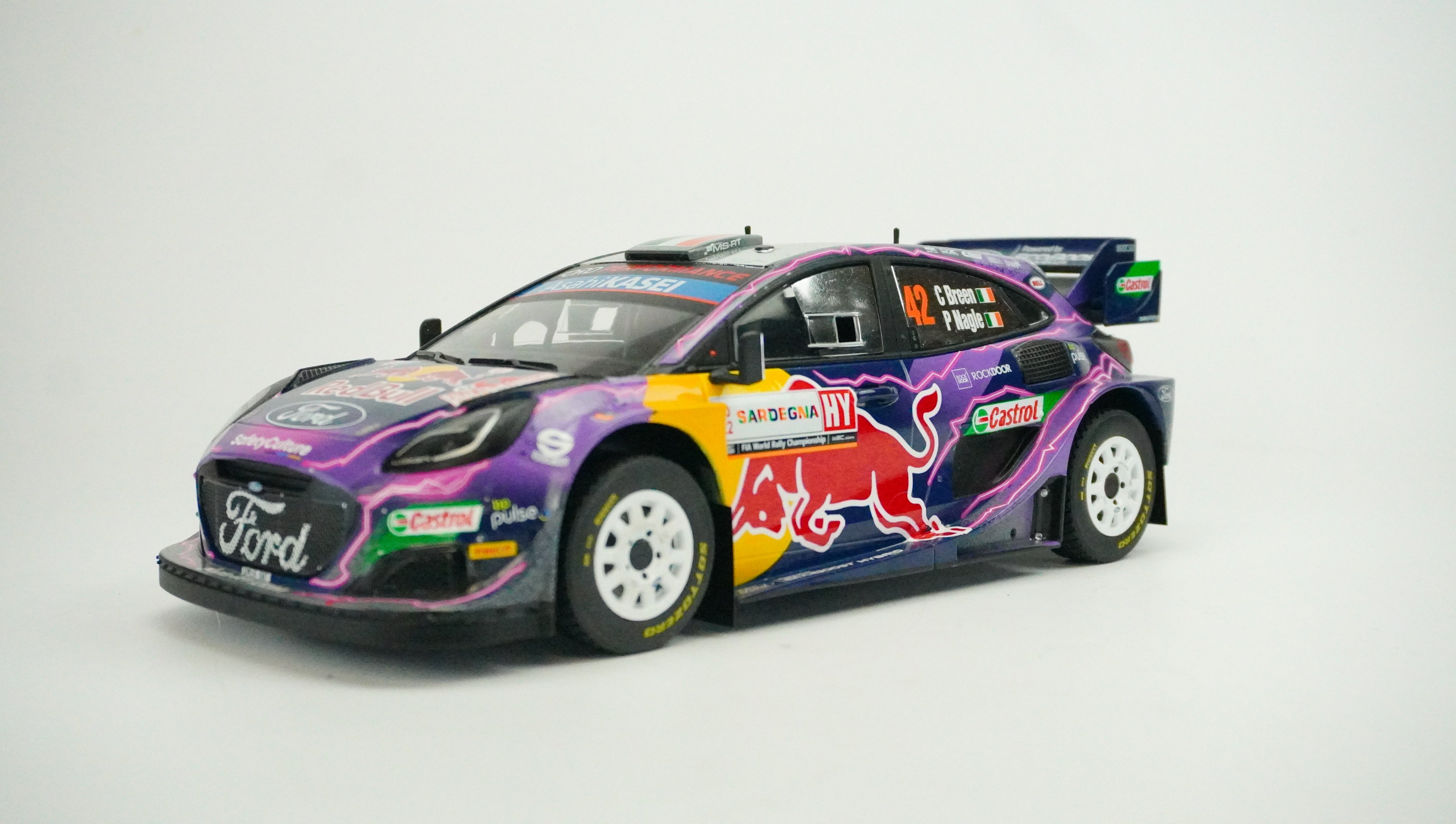 Ford Puma Rally 1 No. 42 Red Bull (without box) 1:18