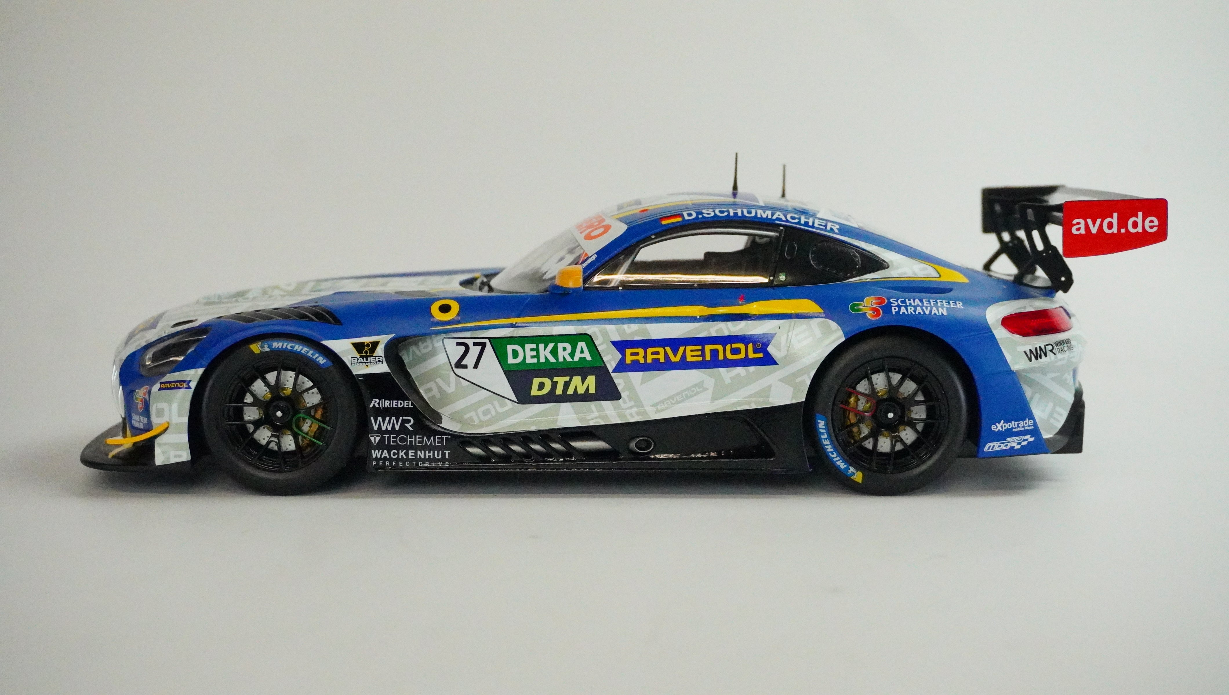 Mercedes Benz AMG GT3 Evo No. 27 2022 1:18