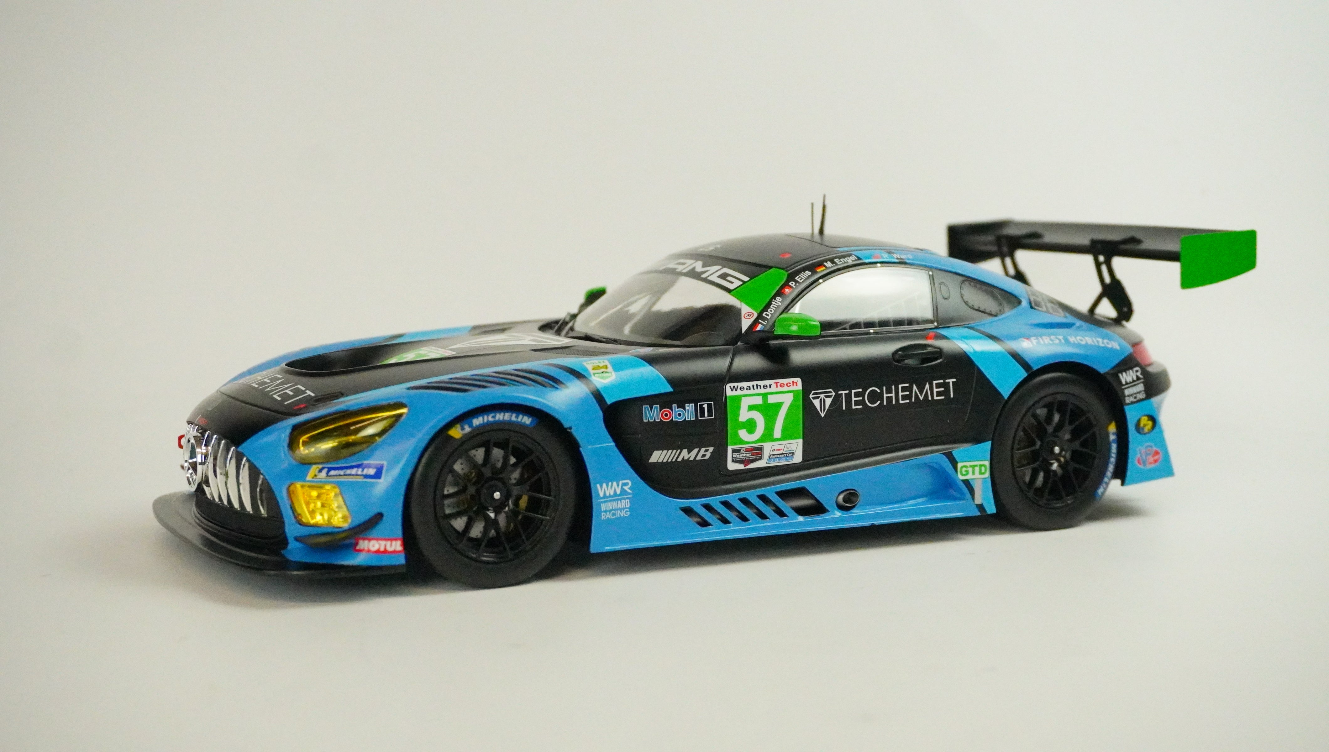 Mercedes Benz AMG GT3 Racing No. 57 2021 1:18