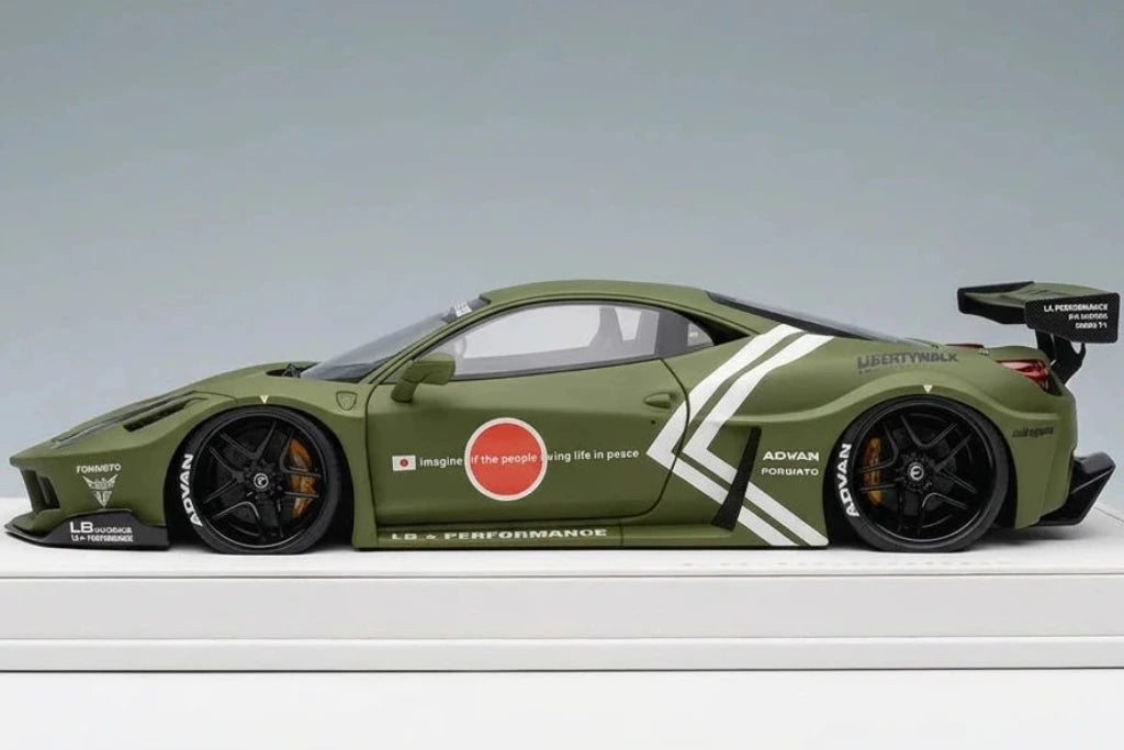 Ferrari 458 GT LBW Silhouette Limited (incl. Showcase) 1:18
