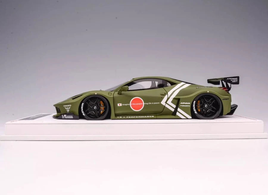 Ferrari 458 GT LBW Silhouette Limited (incl. Showcase) 1:18