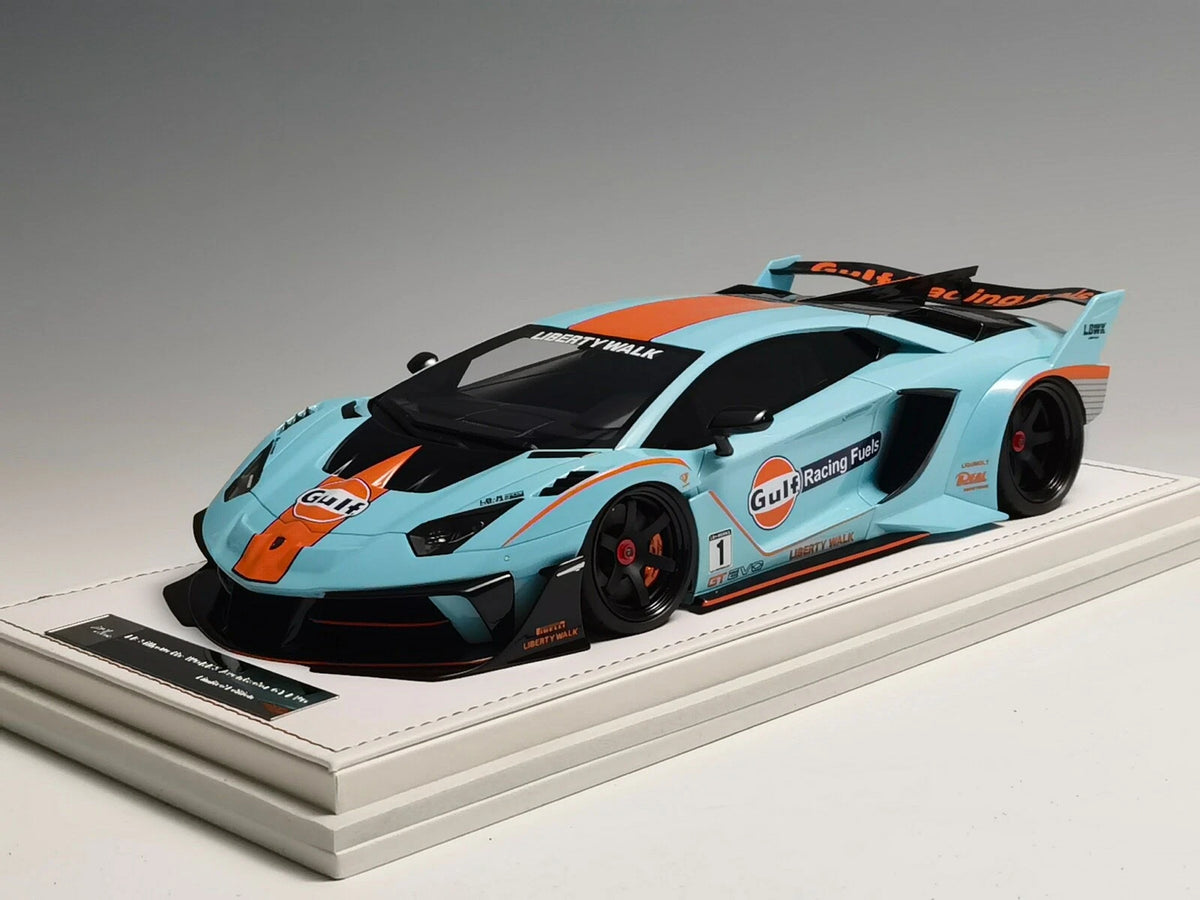 Lamborghini Aventador GT Evo LBW Gulf Limited (incl. Showcase) 1:18