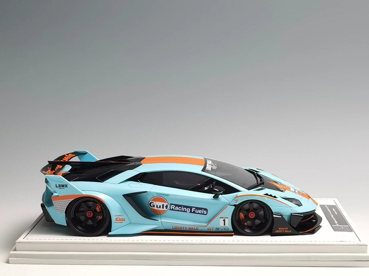 Lamborghini Aventador GT Evo LBW Gulf Limited (incl. Showcase) 1:18