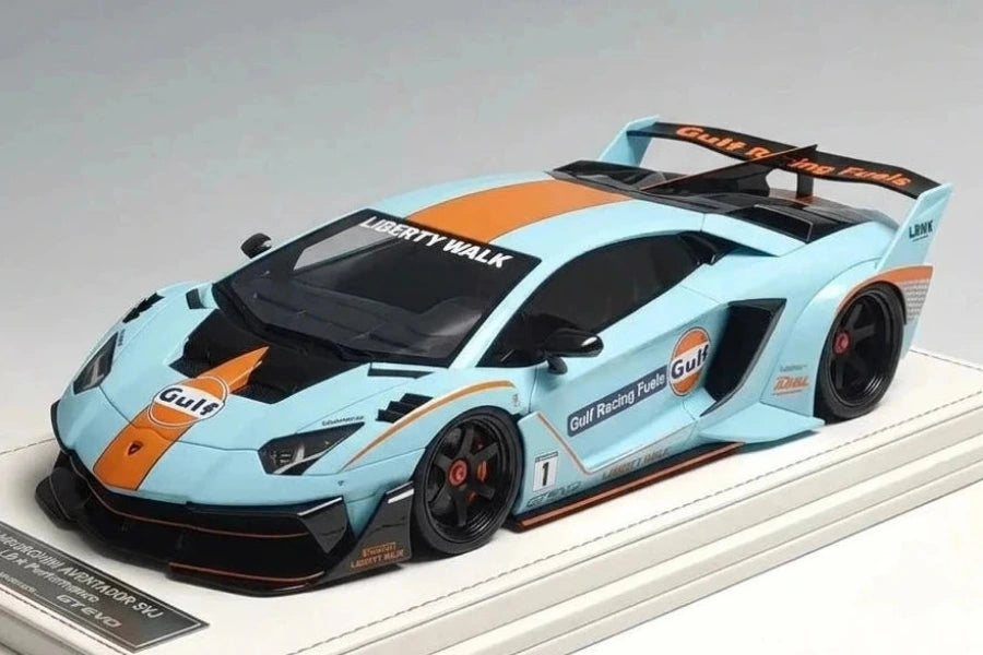 Lamborghini Aventador GT Evo LBW Gulf Limited (incl. Showcase) 1:18