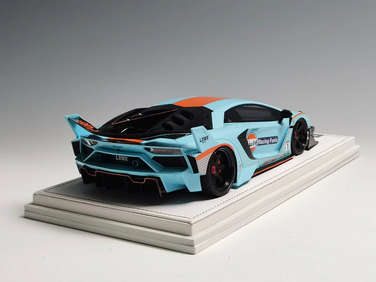 Lamborghini Aventador GT Evo LBW Gulf Limited (incl. Showcase) 1:18