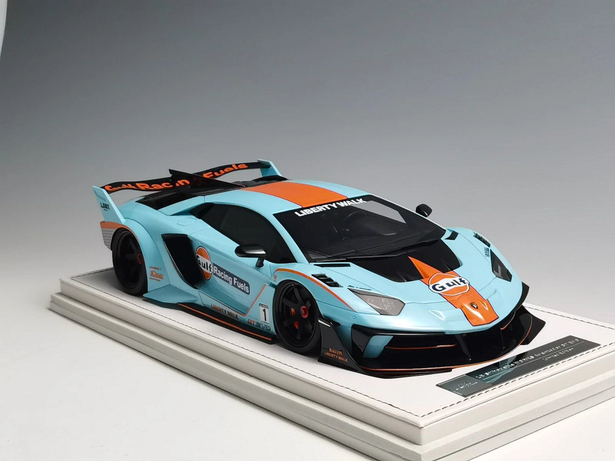 Lamborghini Aventador GT Evo LBW Gulf Limited (incl. Showcase) 1:18