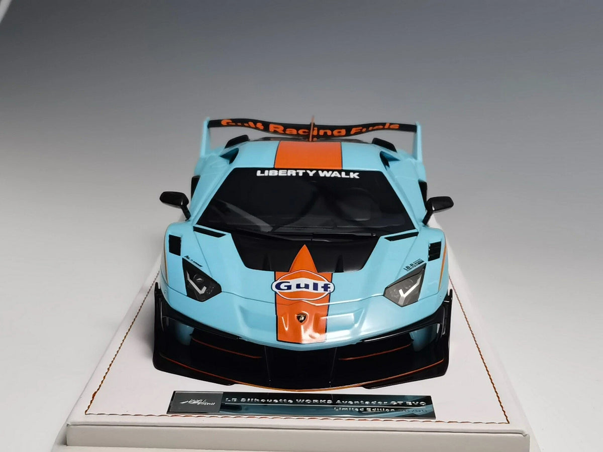 Lamborghini Aventador GT Evo LBW Gulf Limited (incl. Showcase) 1:18