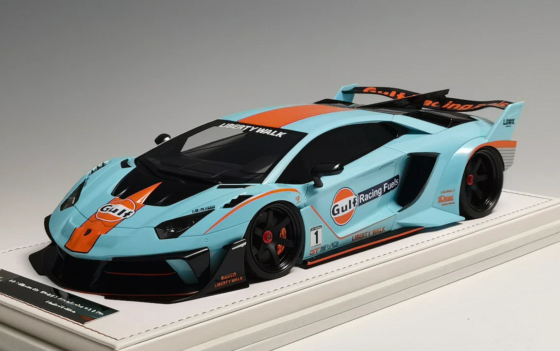 Lamborghini Aventador GT Evo LBW Gulf Limited (incl. Showcase) 1:18