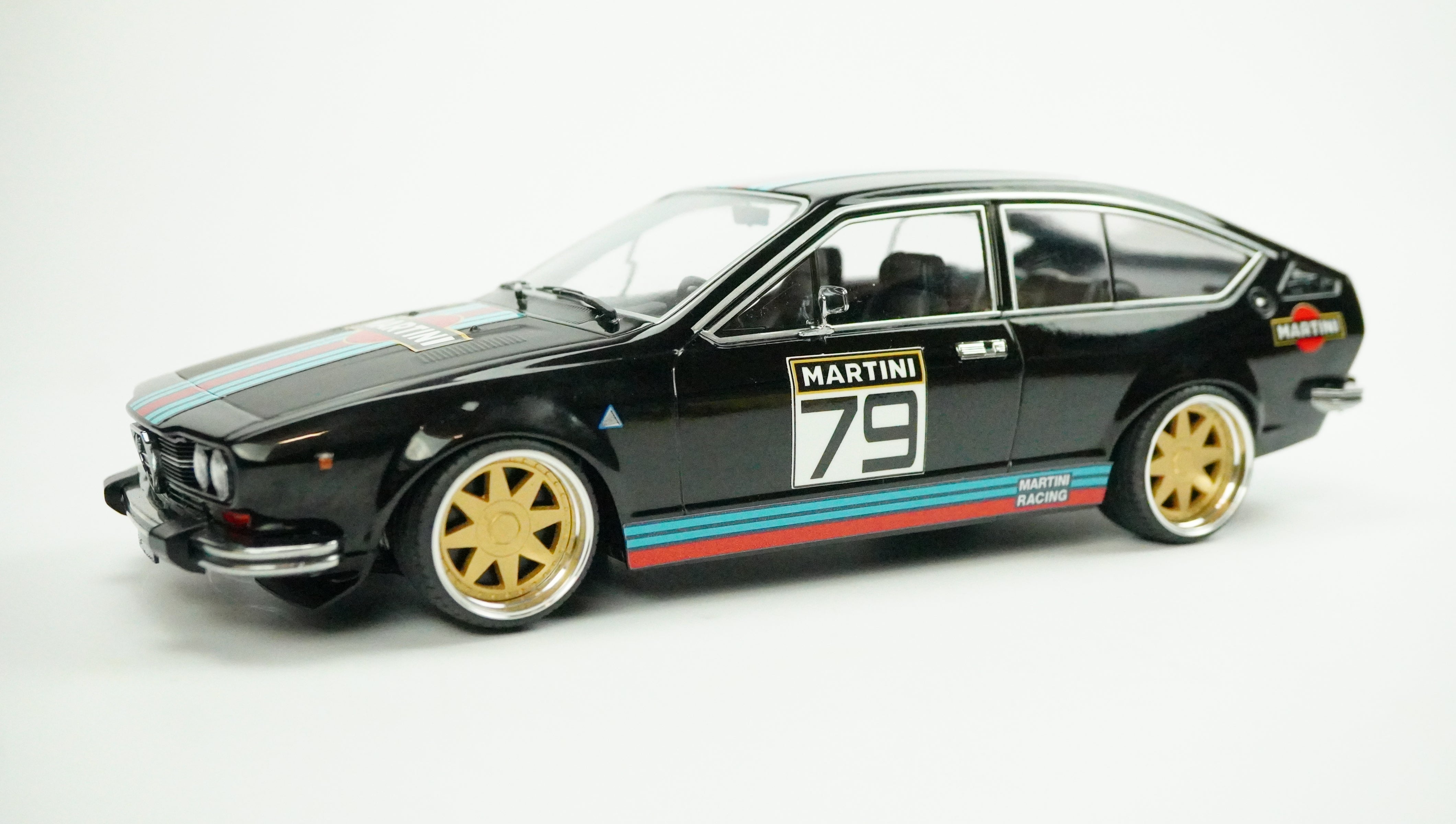 Alfa Romeo Alfetta GTV Turbo Martini Racing Nr.79 (Umbau) Rarität 1:18