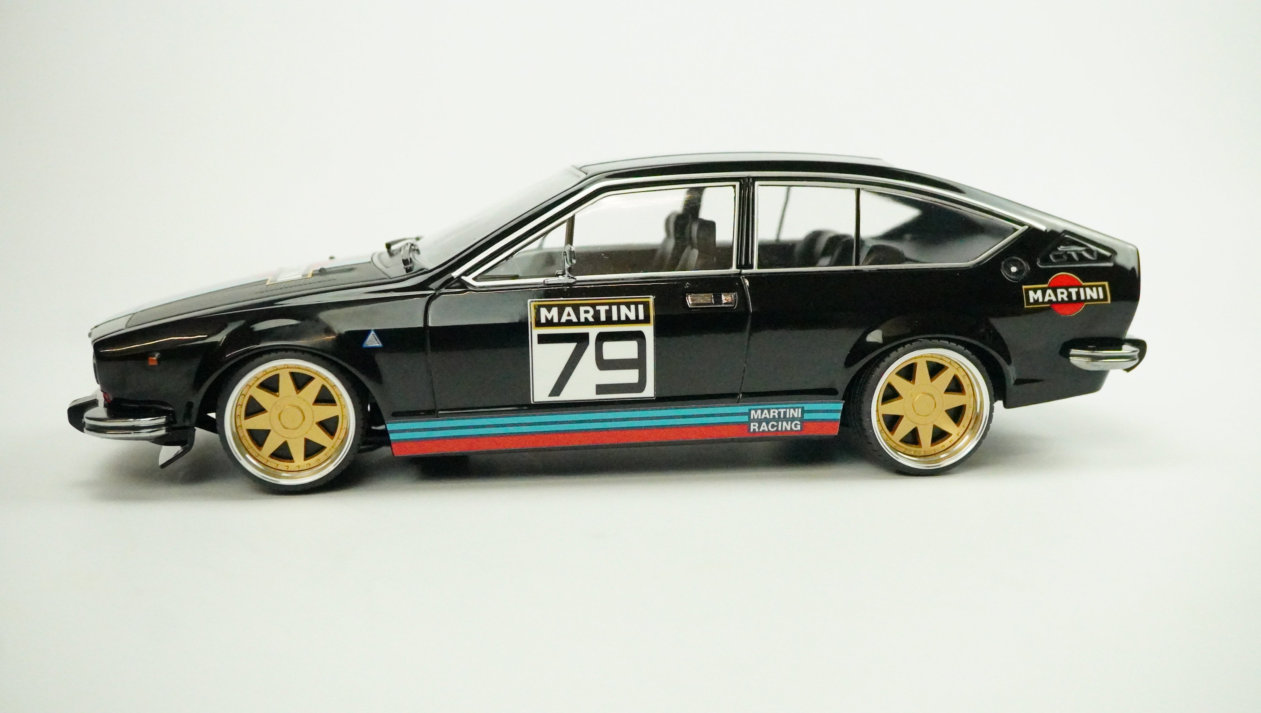 Alfa Romeo Alfetta GTV Turbo Martini Racing Nr.79 (Umbau) Rarität 1:18