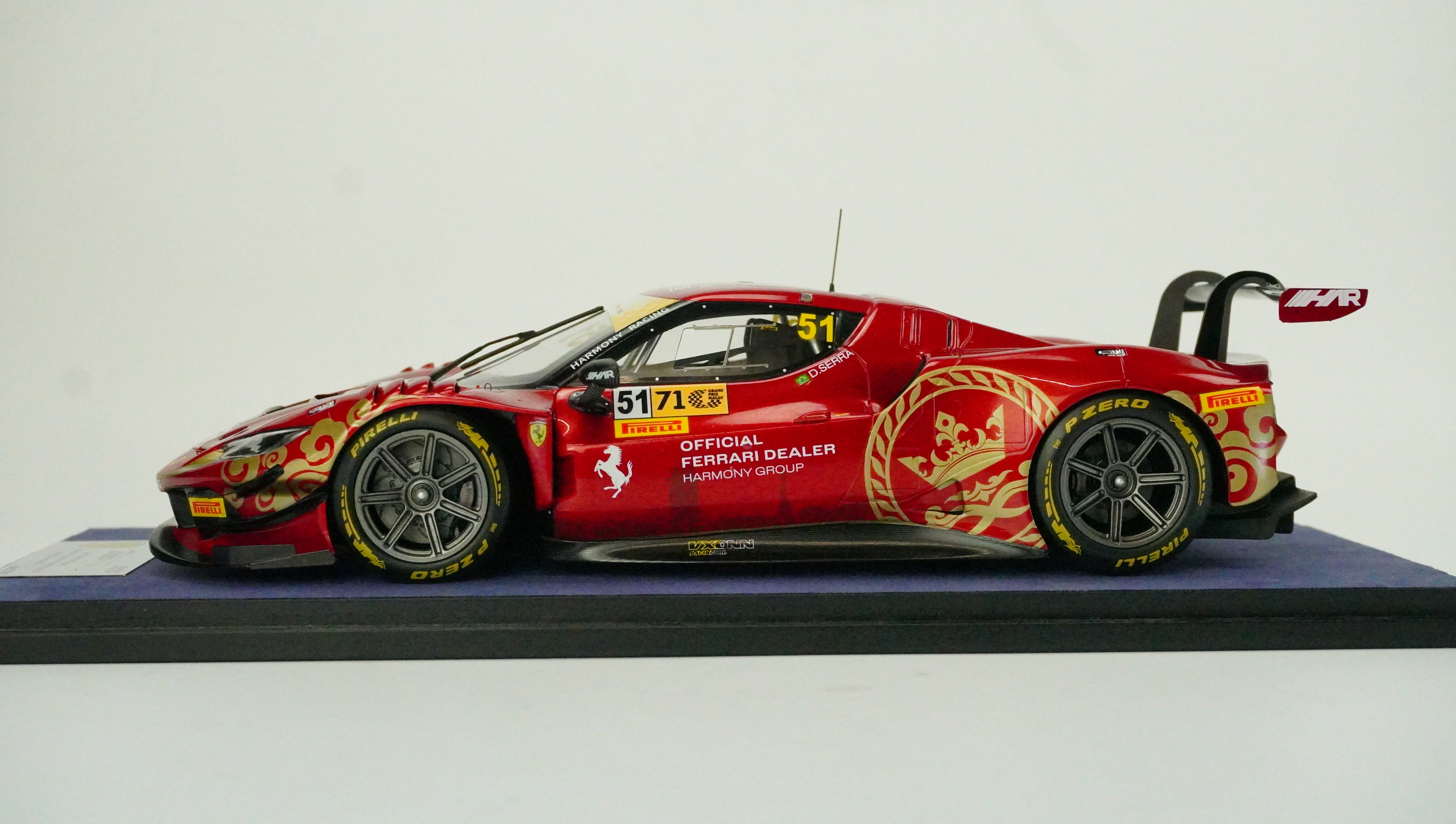 Ferrari 296 GT3 3.0 Turbo Racing Nr.51 Limited 2024 1:18