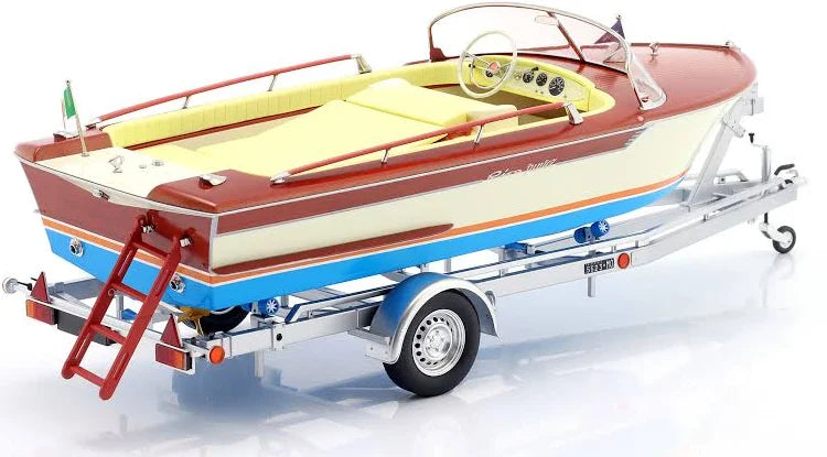 Riva Junior Motorboot m. Anhänger Limited 1966 1:18