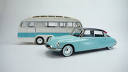 Citroën DS19 & Caravan Trailer 1:18