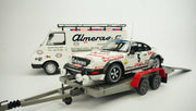 Citroën Rally Set C35 & Porsche 911 SC with Trailer 1981 1:18
