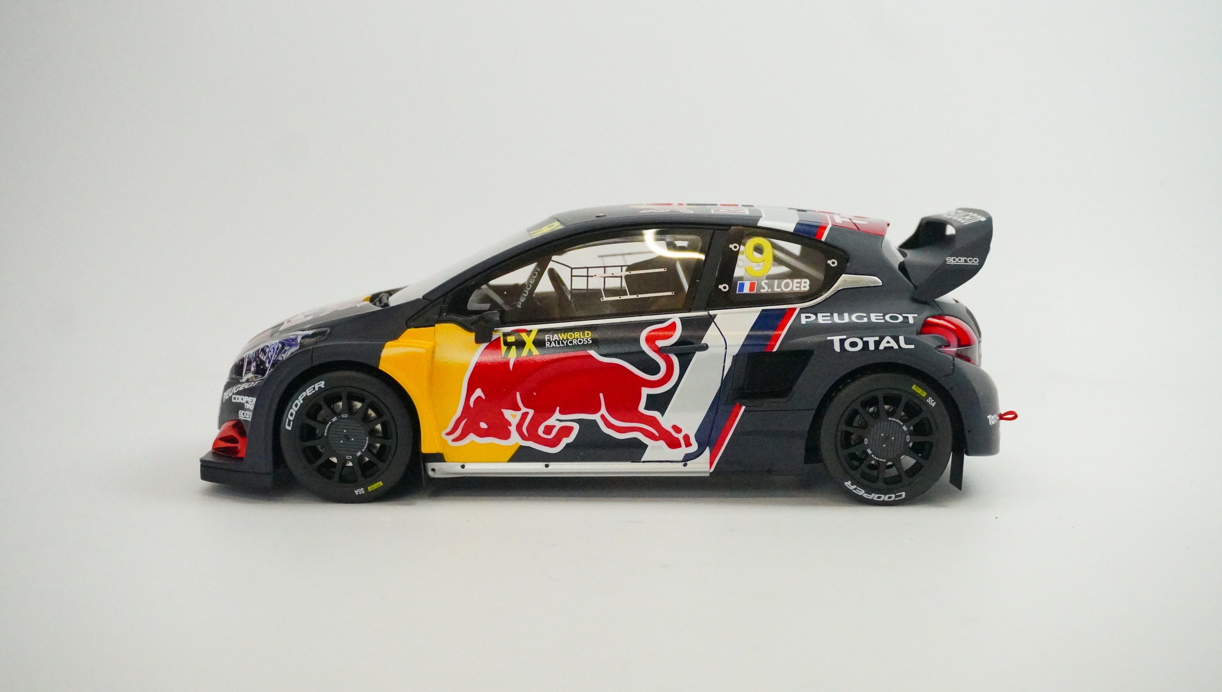Peugeot 208 WRX Racing No. 9 Red Bull 1:18