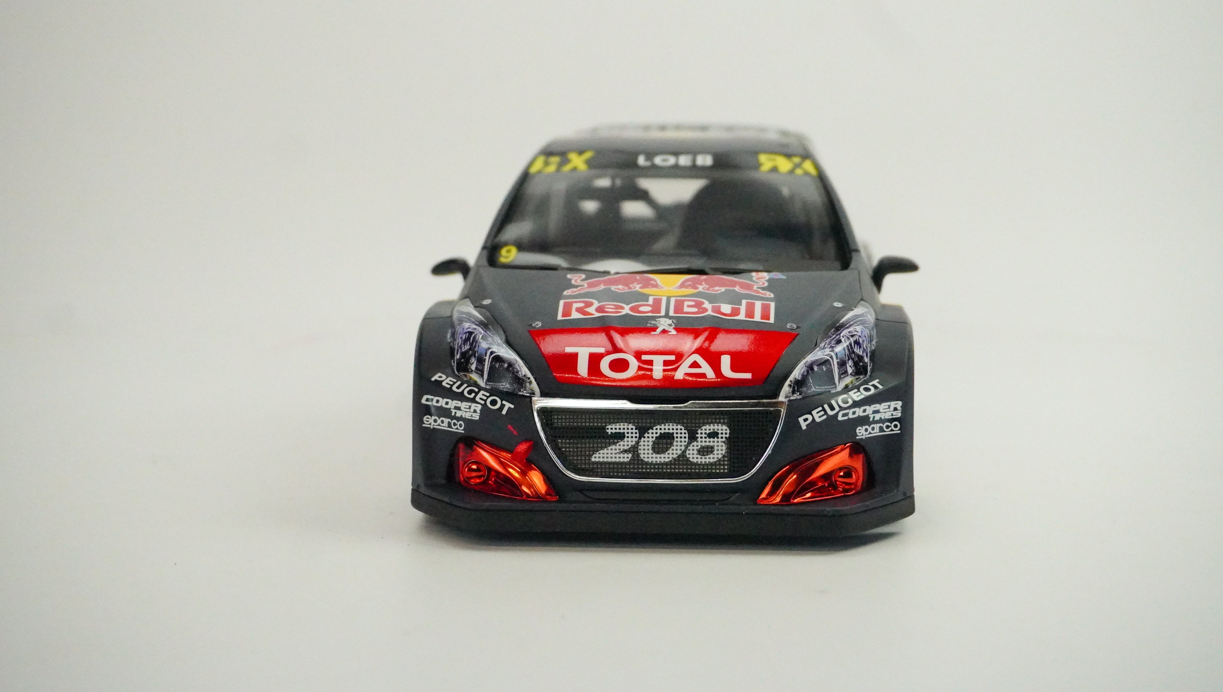 Peugeot 208 WRX Racing No. 9 Red Bull 1:18