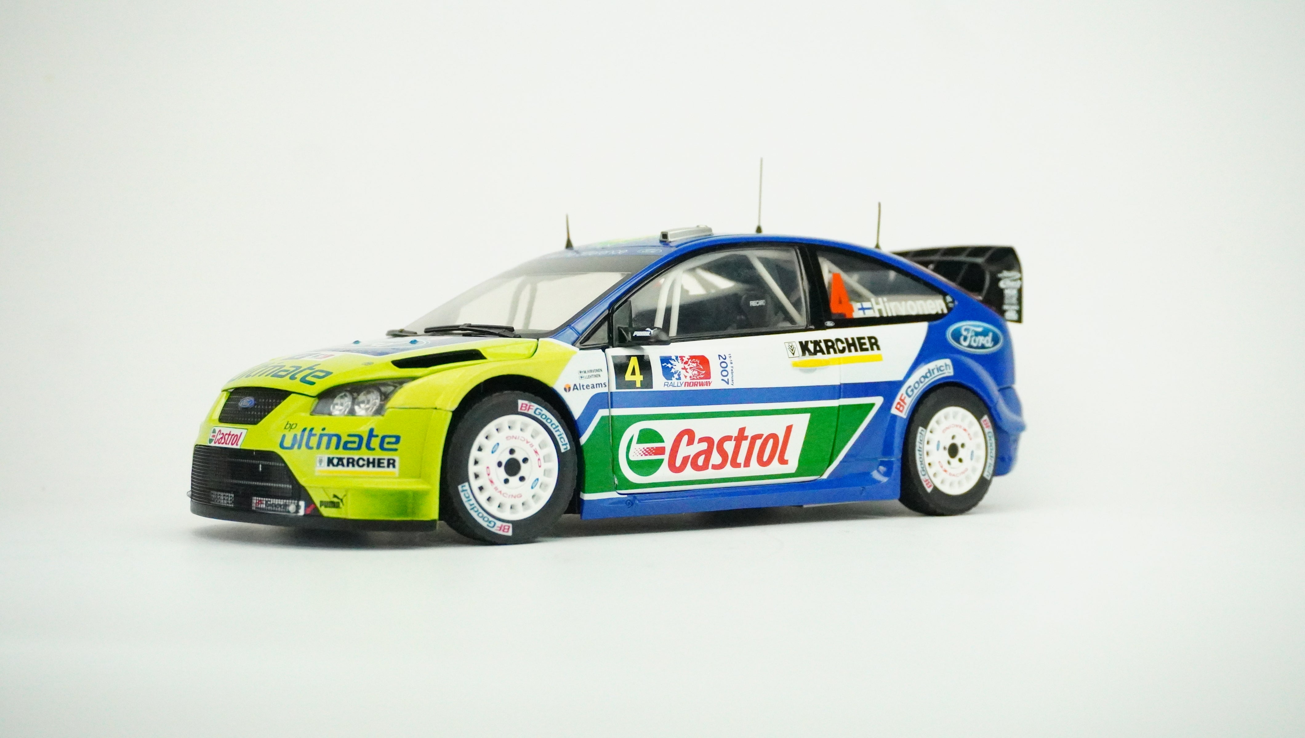 Ford Focus WRC Racing No. 4 1:18