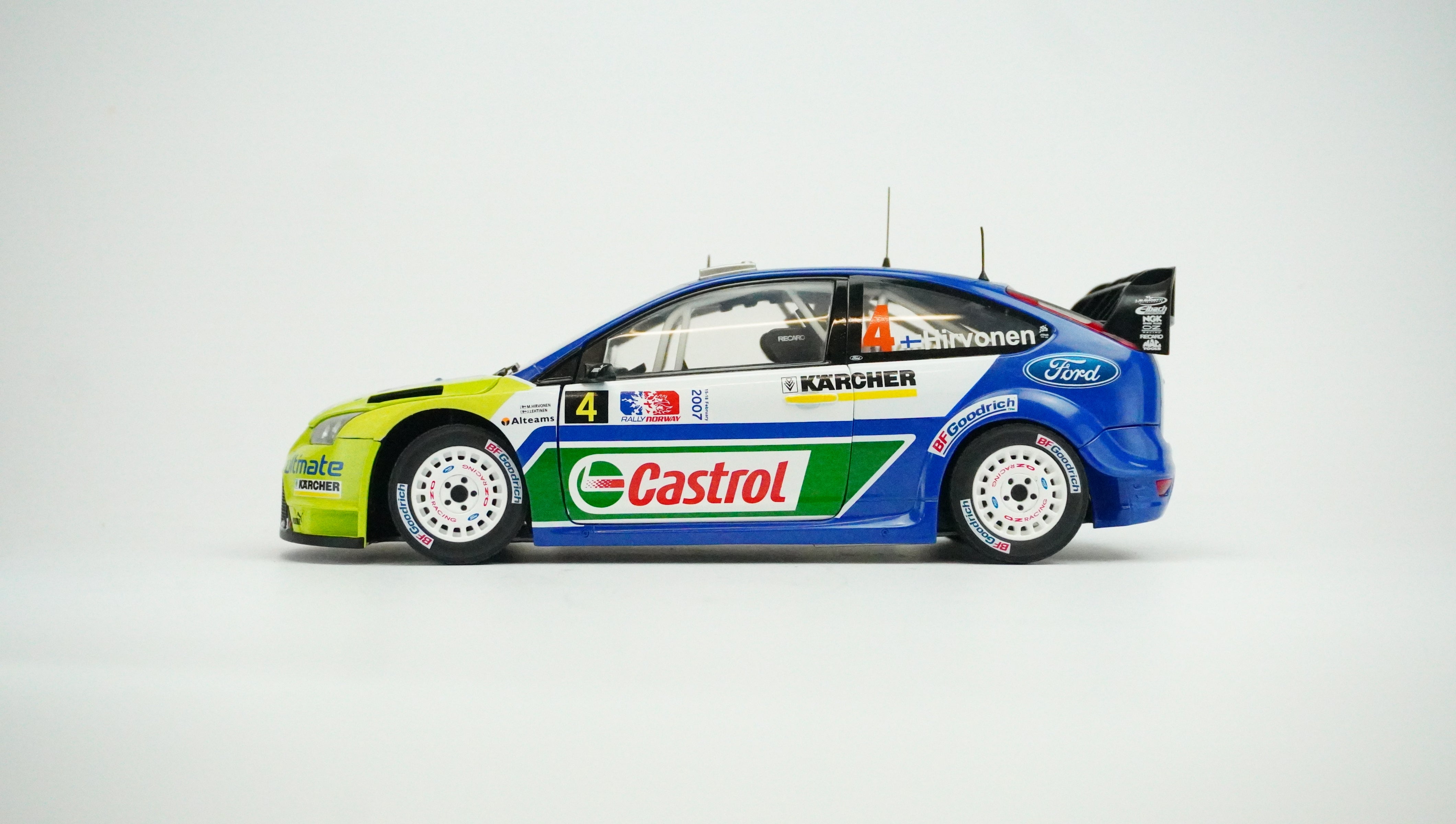 Ford Focus WRC Racing No. 4 1:18