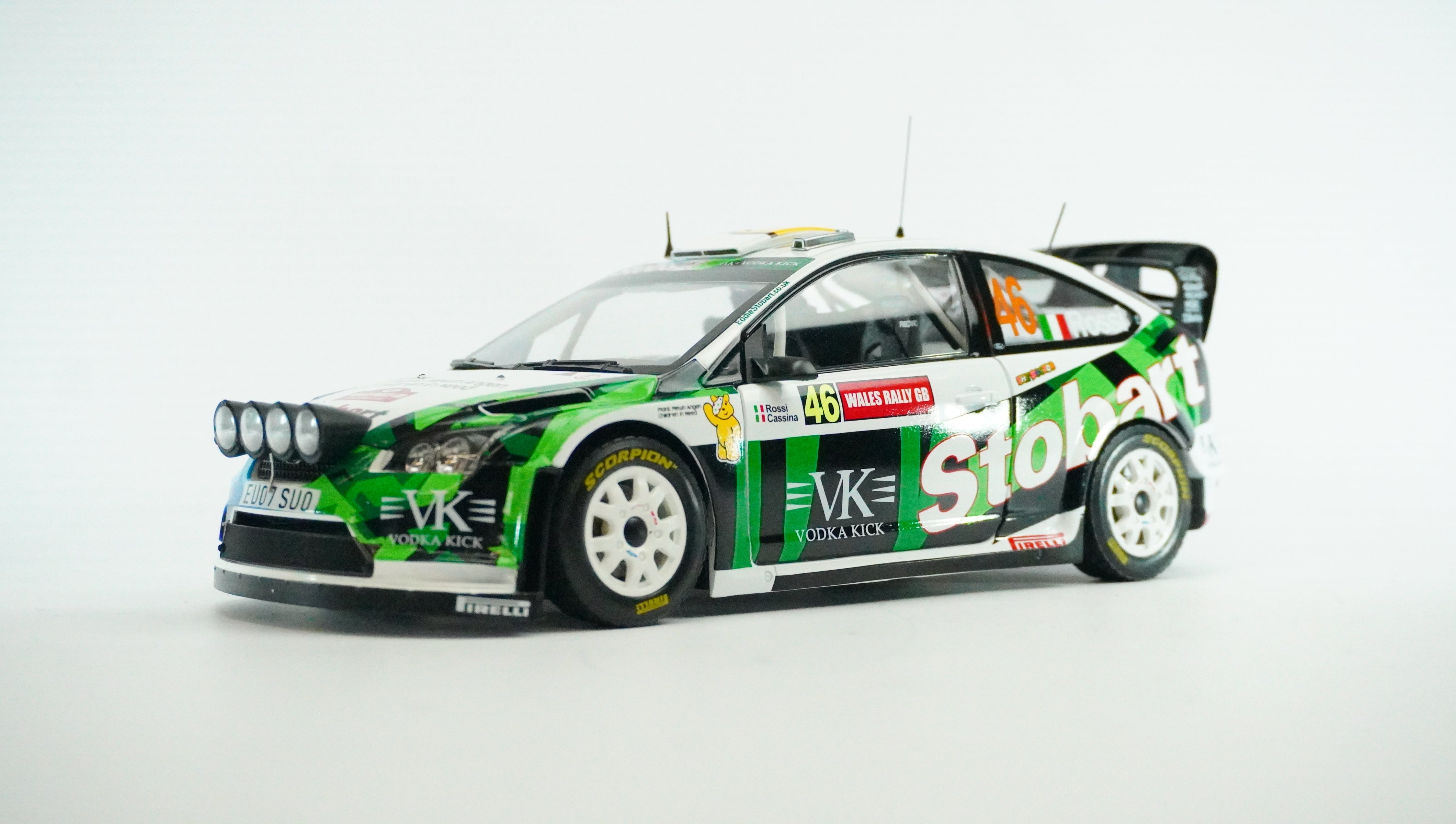 Ford Focus RS WRC Rally No. 46 Limited 2008 1:18