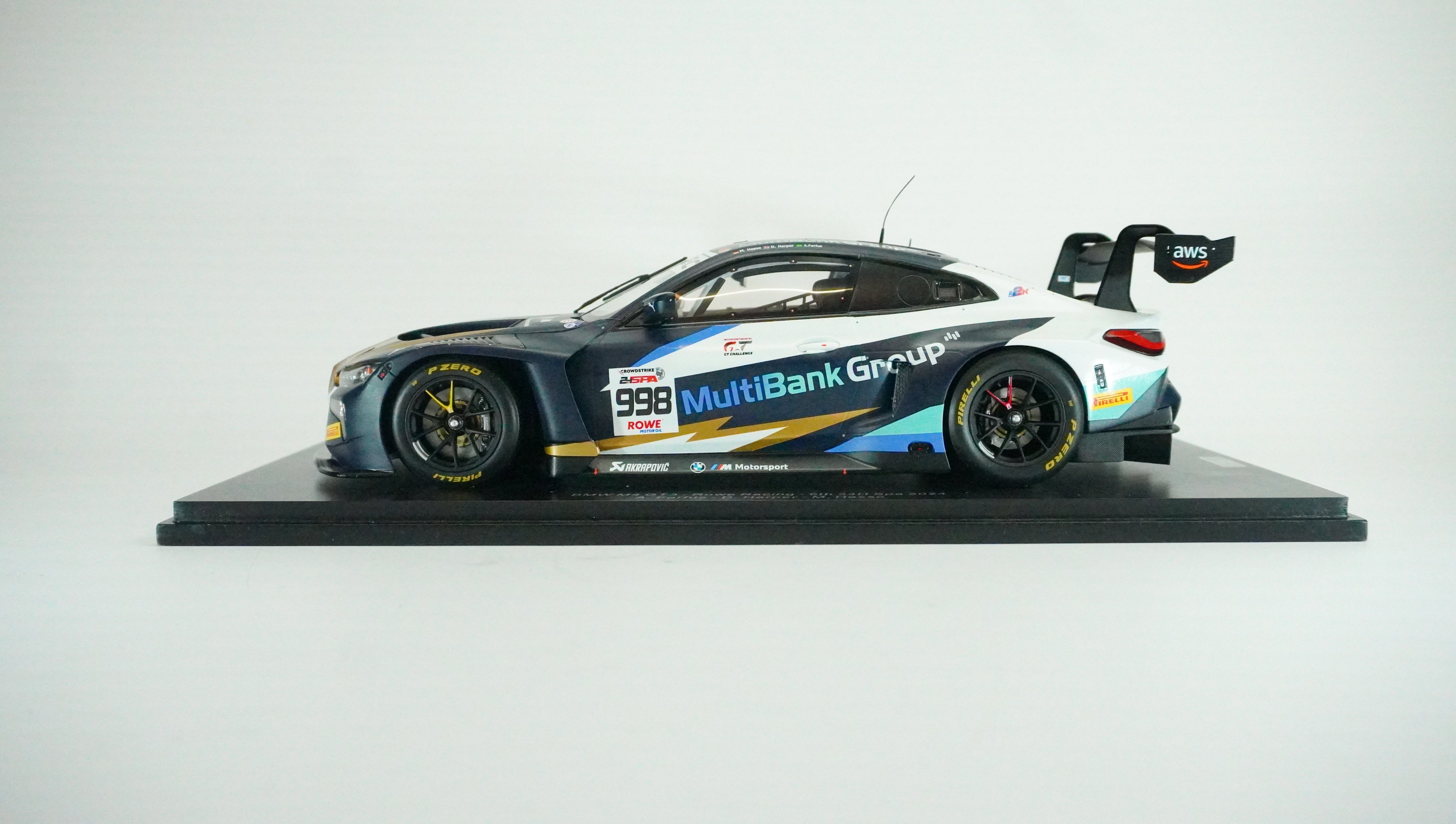 BMW M4 GT3 Racing Nr.998 Limited (incl. Showcase) 2024 1:18