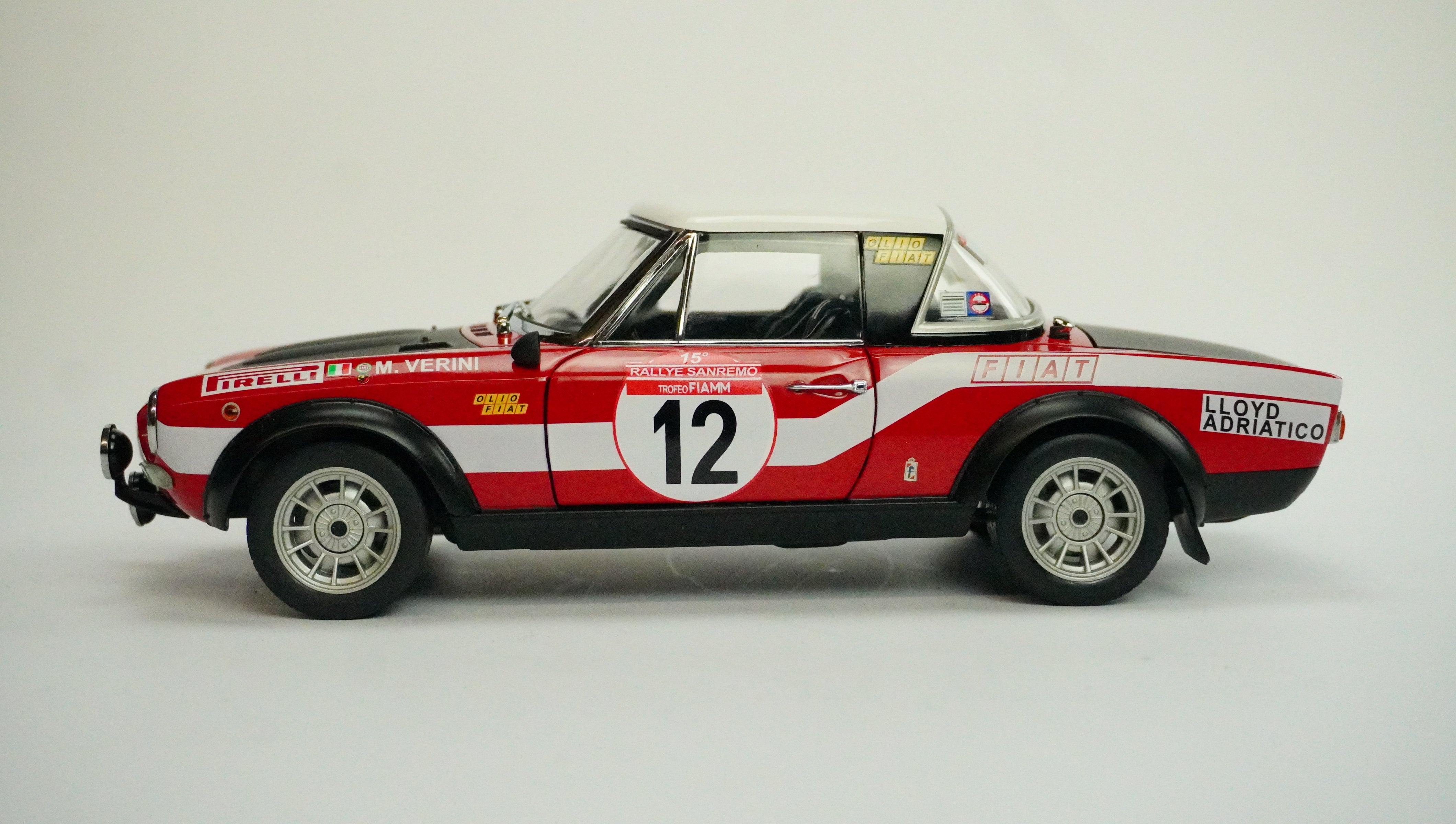 Fiat 124 Abart Rally Nr.12 1973 1:18