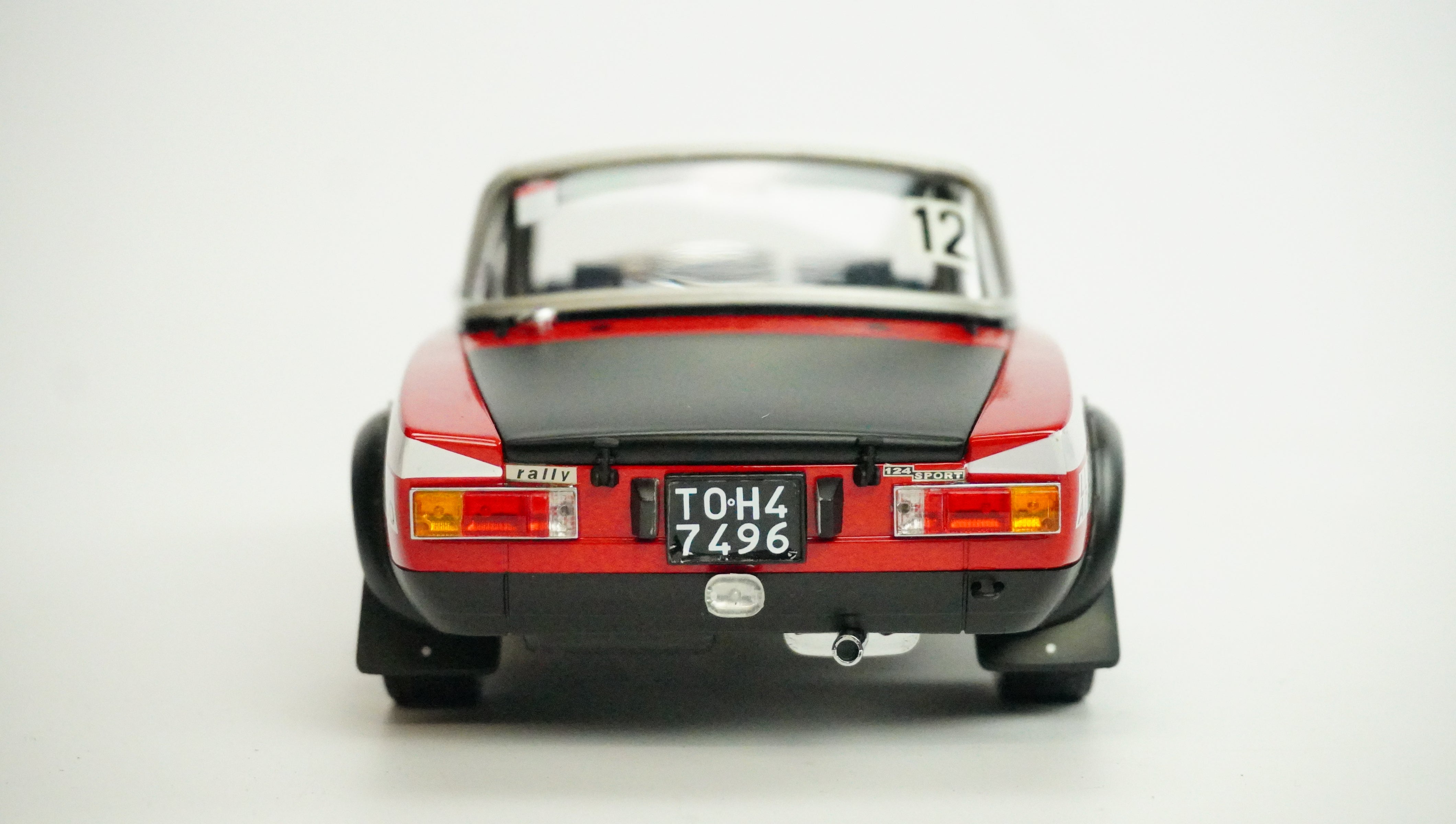 Fiat 124 Abart Rally Nr.12 1973 1:18