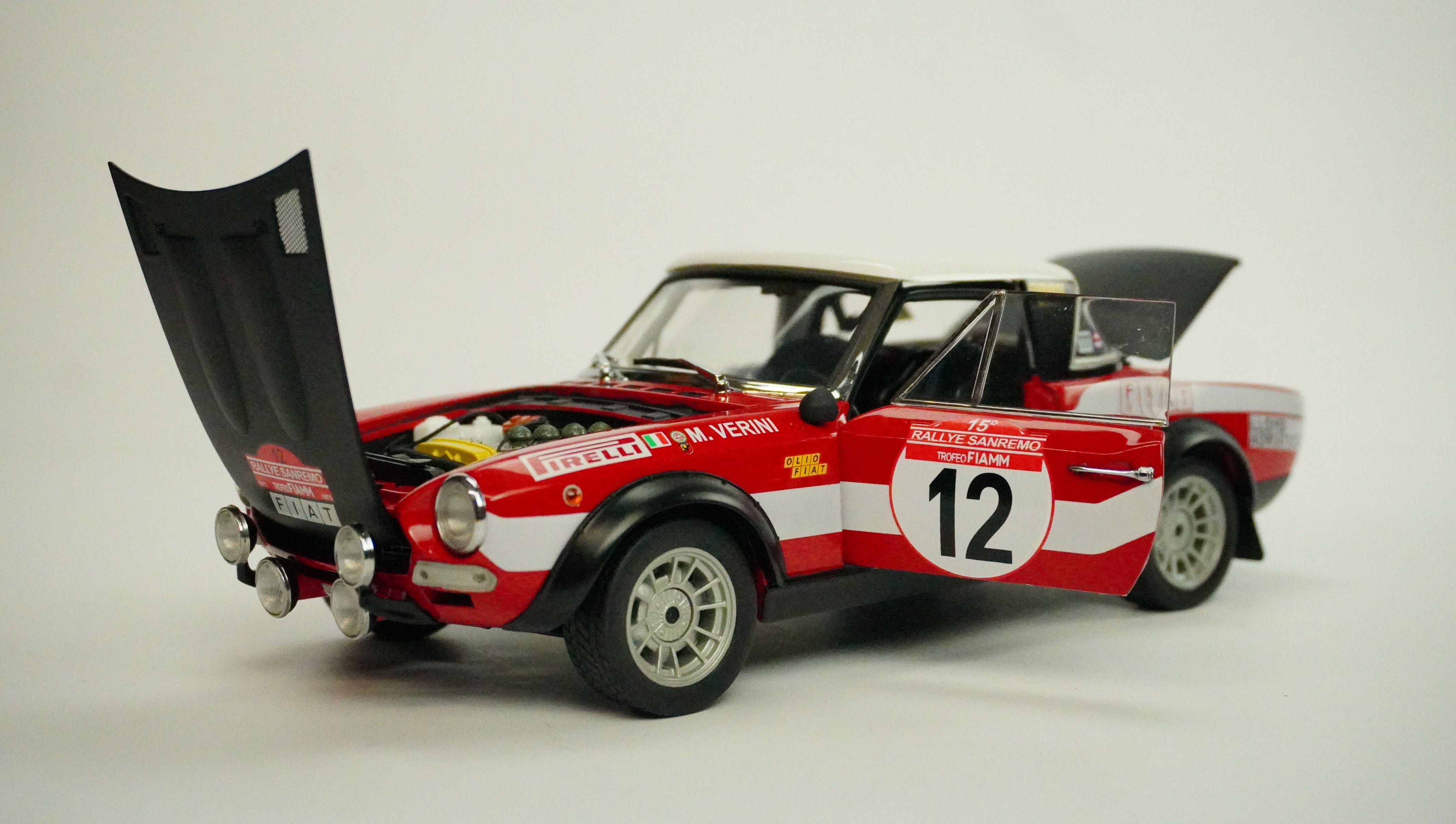 Fiat 124 Abart Rally Nr.12 1973 1:18