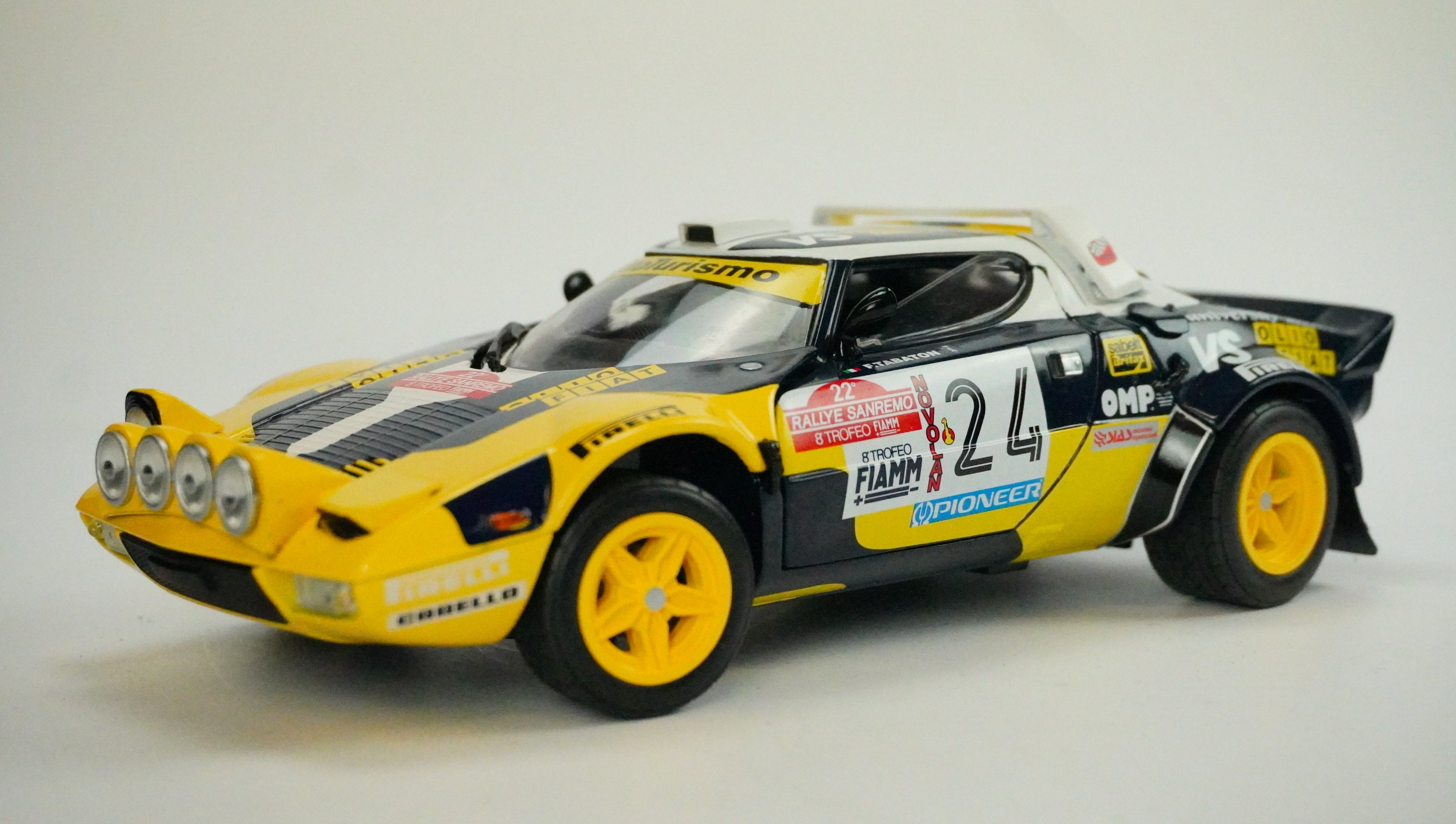 Lancia Stratos HF Rally Nr.24 1980 1:18