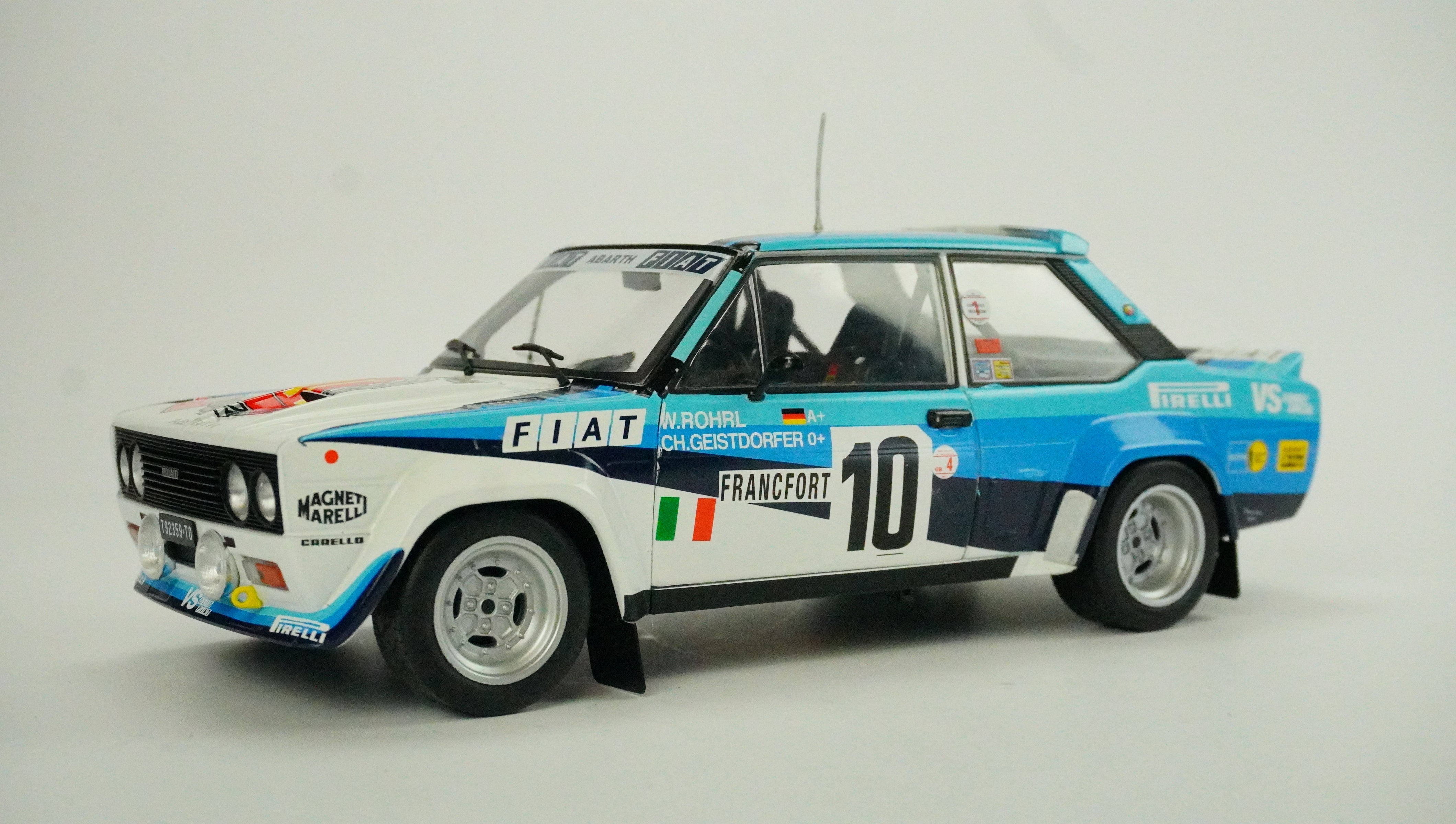 Fiat 131 Abarth Rally Nr.10 1980 1:18