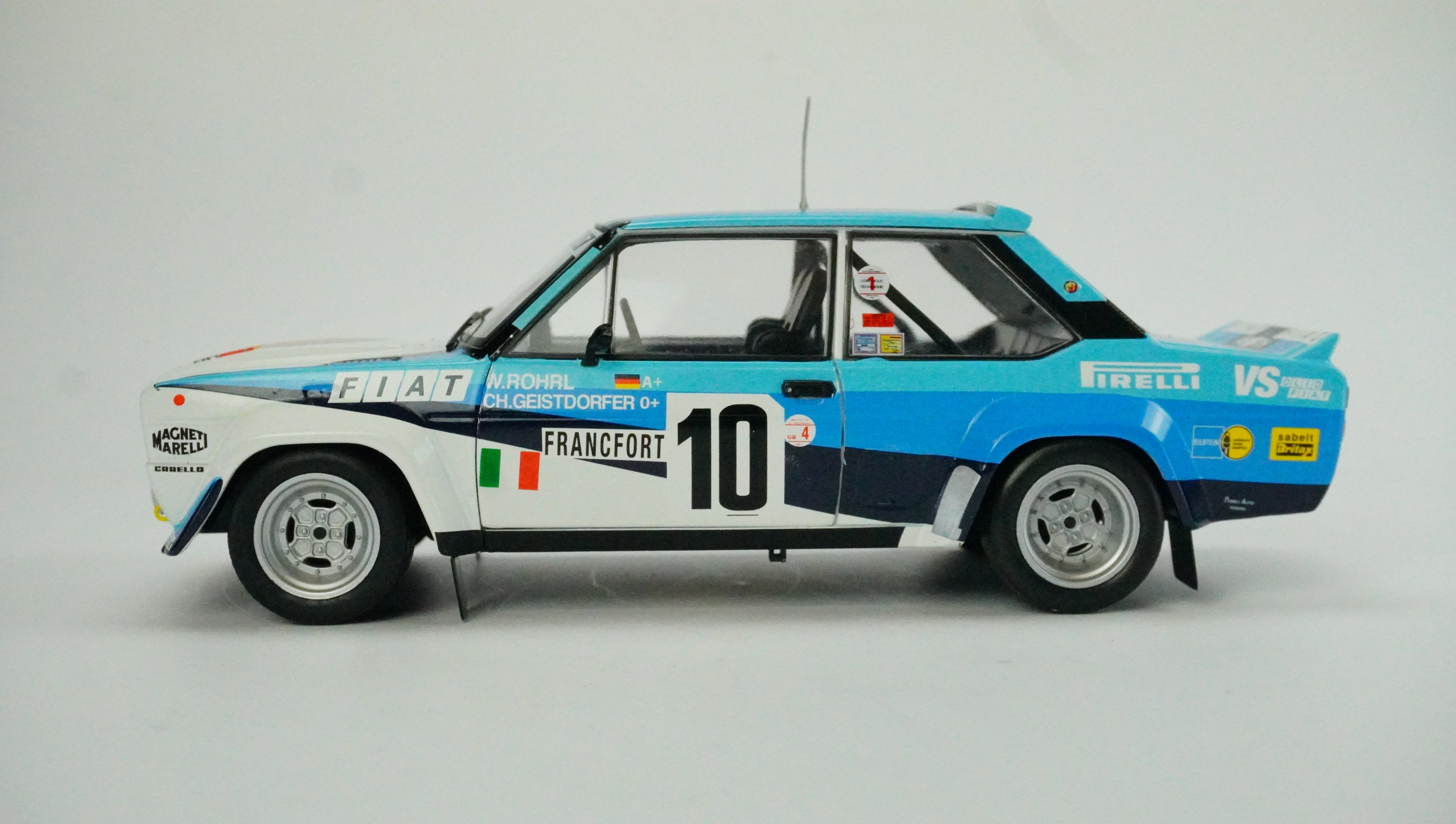 Fiat 131 Abarth Rally Nr.10 1980 1:18