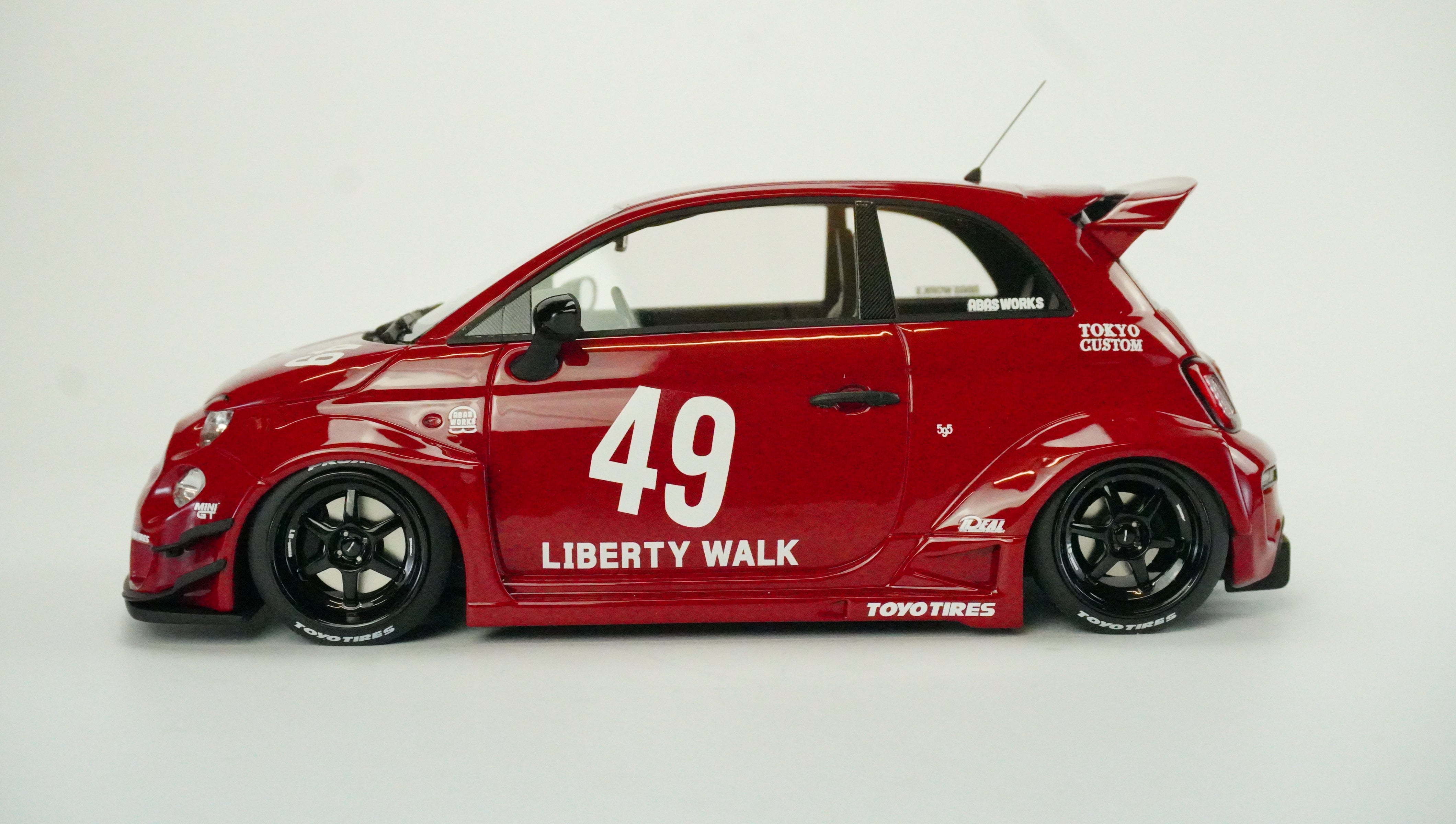 Fiat Abarth 595 LBW Racing Nr.49 1:18