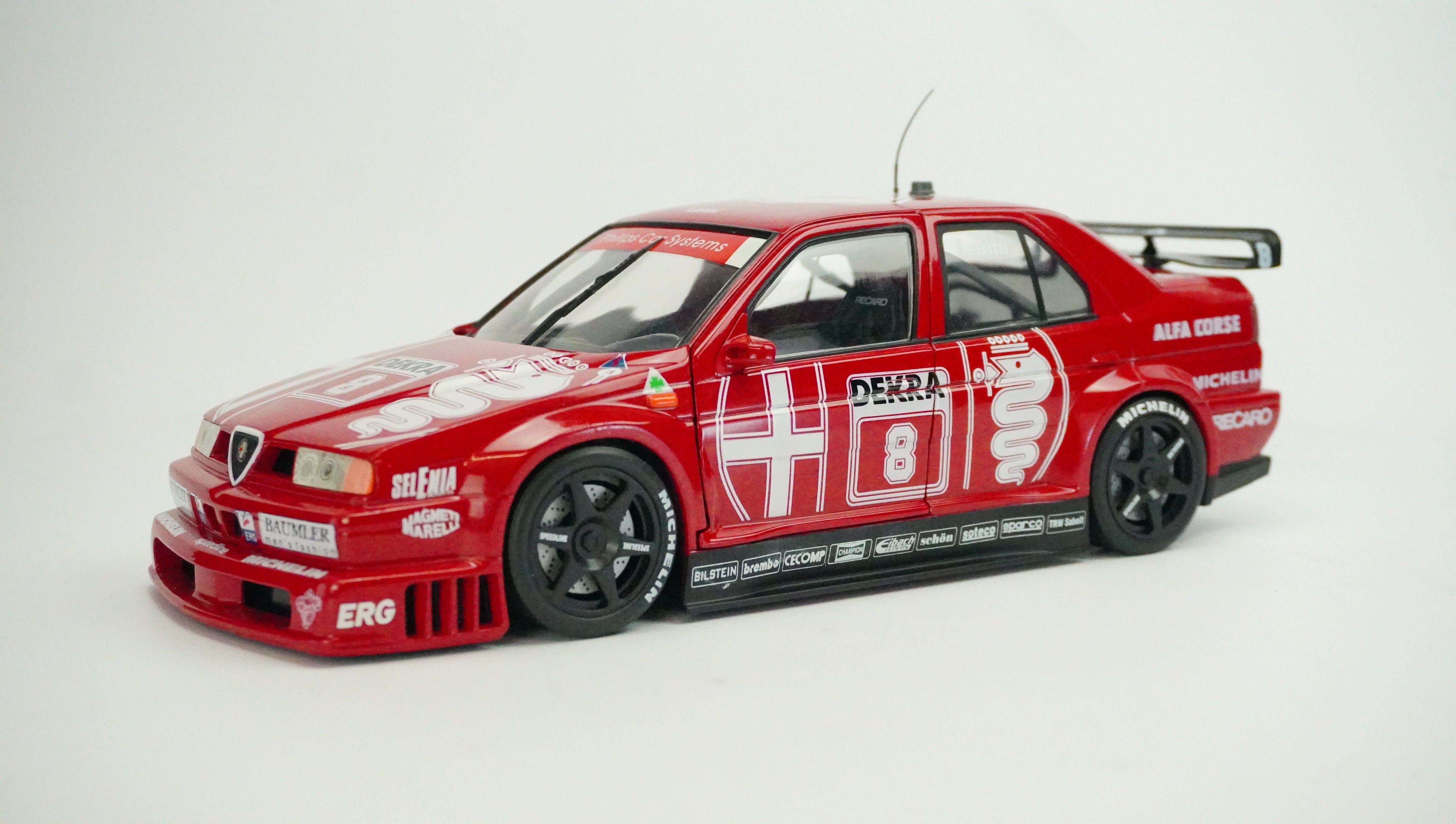 Alfa Romeo 155 V6 TI Rally No.8 1993 1:18