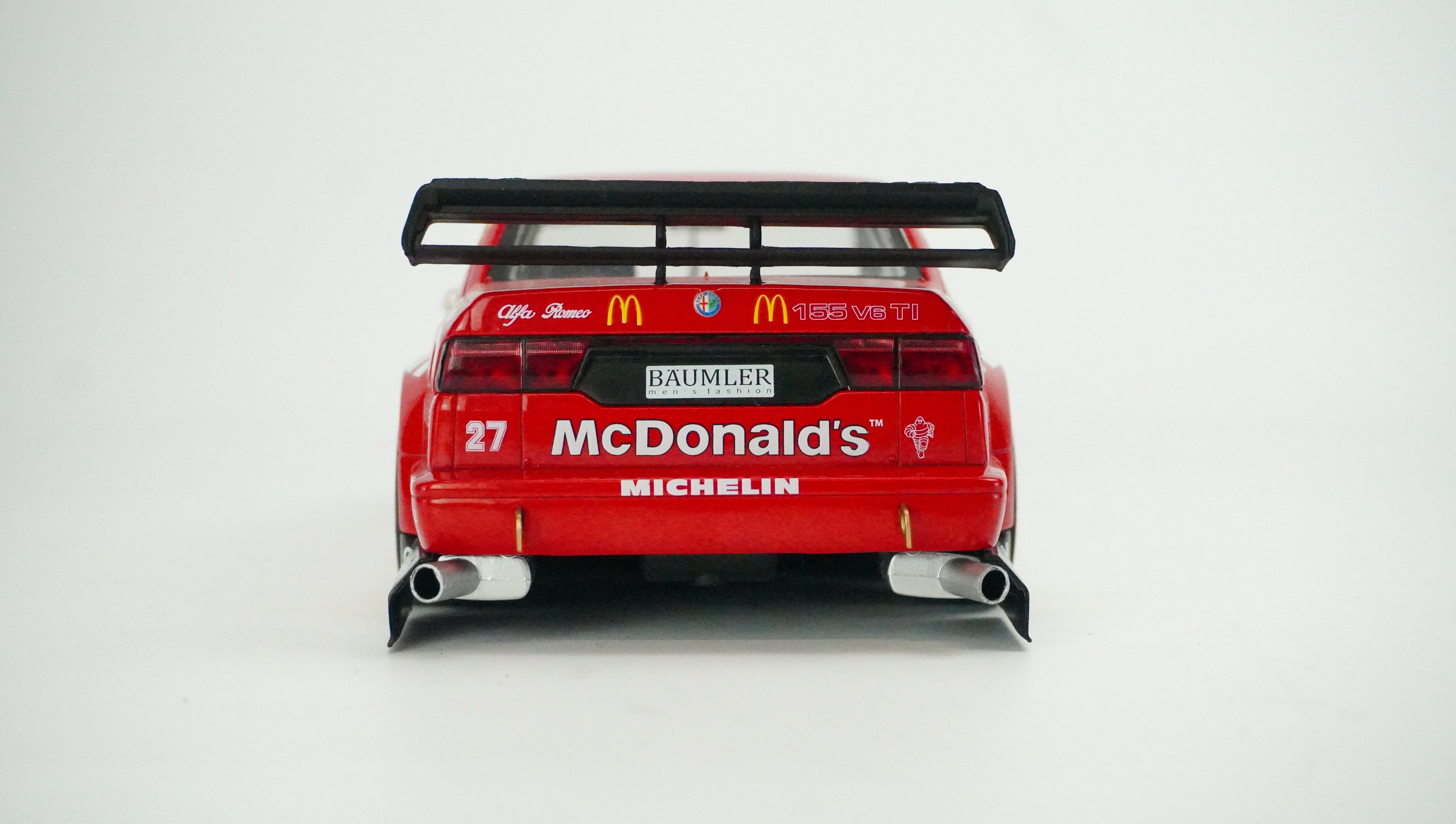 Alfa Romeo 155 V6 No. 27 McDonalds 1:18