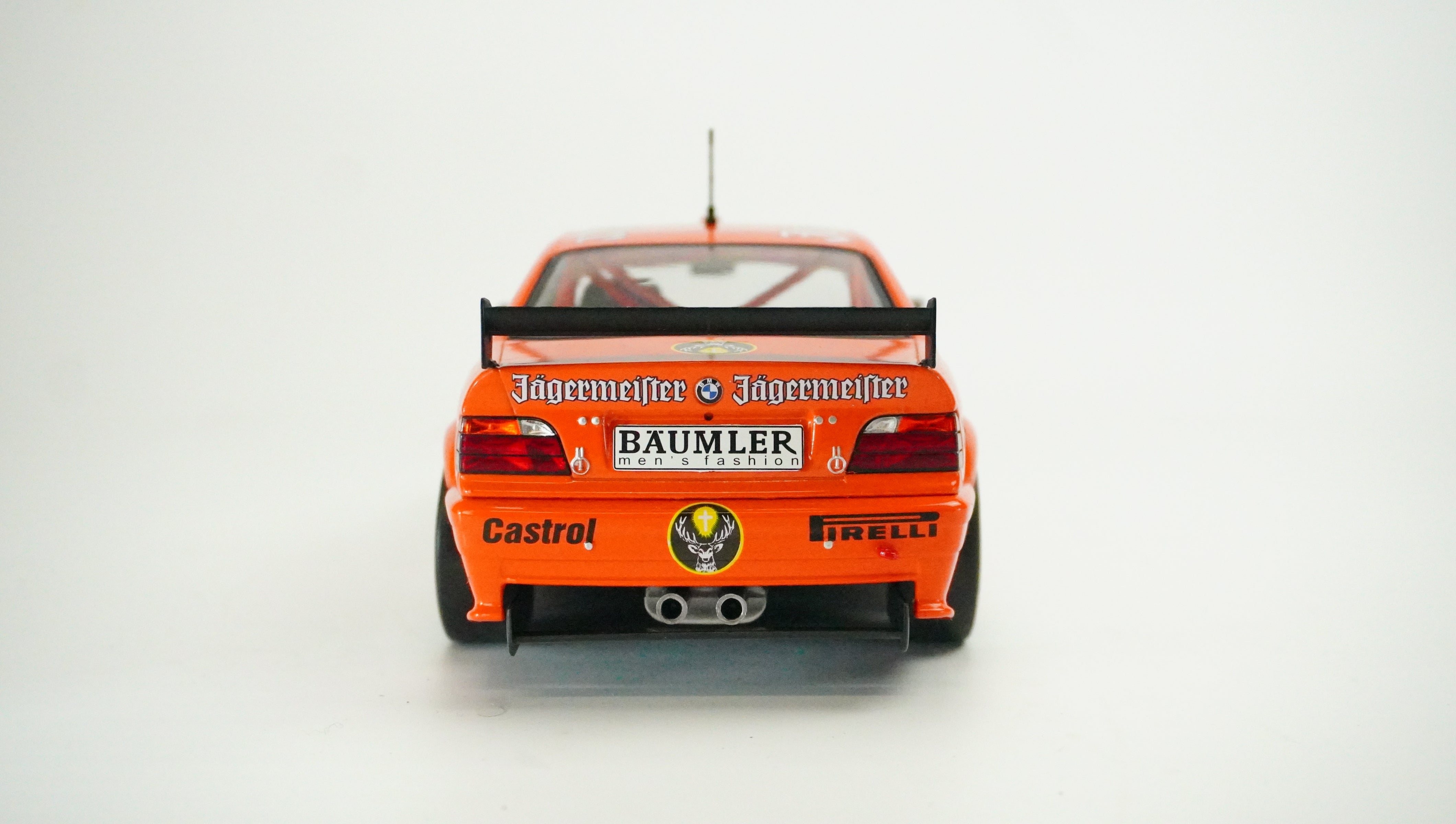 BMW 325I Coupé E36 DTM Jägermeister Rally Nr.9 1:18