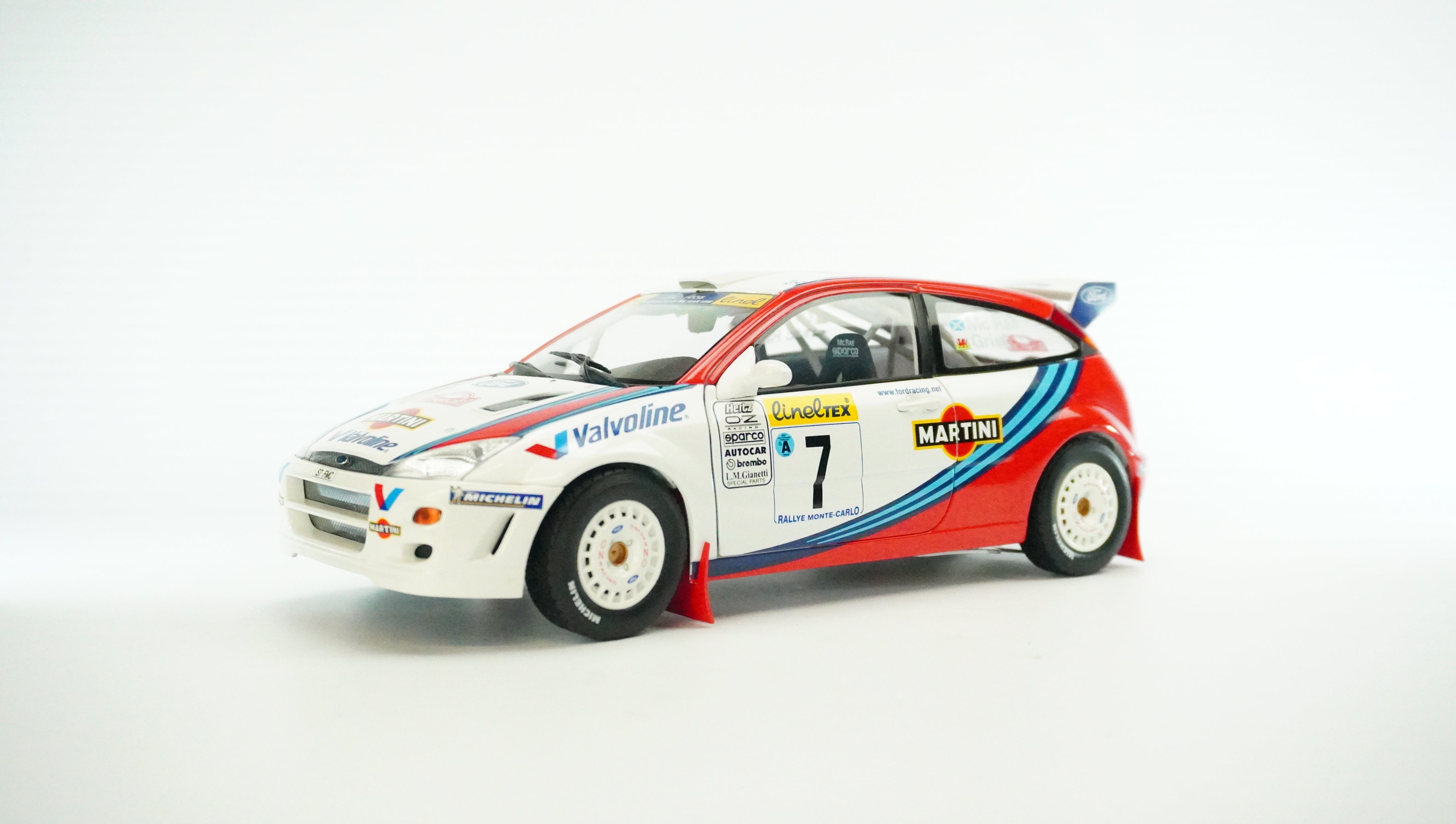 Ford Focus WRC Rally Nr.7 Martini 1:18