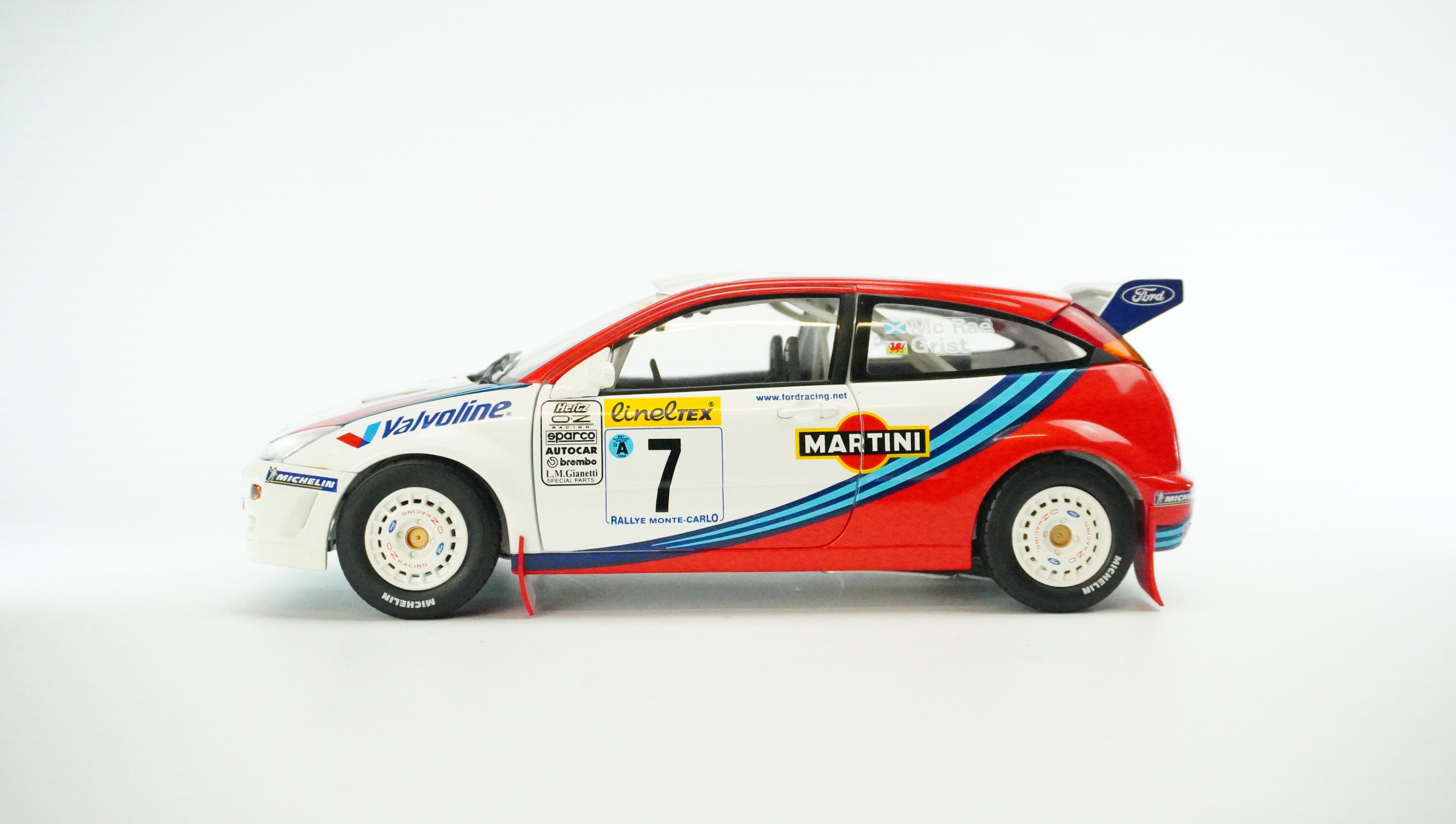 Ford Focus WRC Rally Nr.7 Martini 1:18