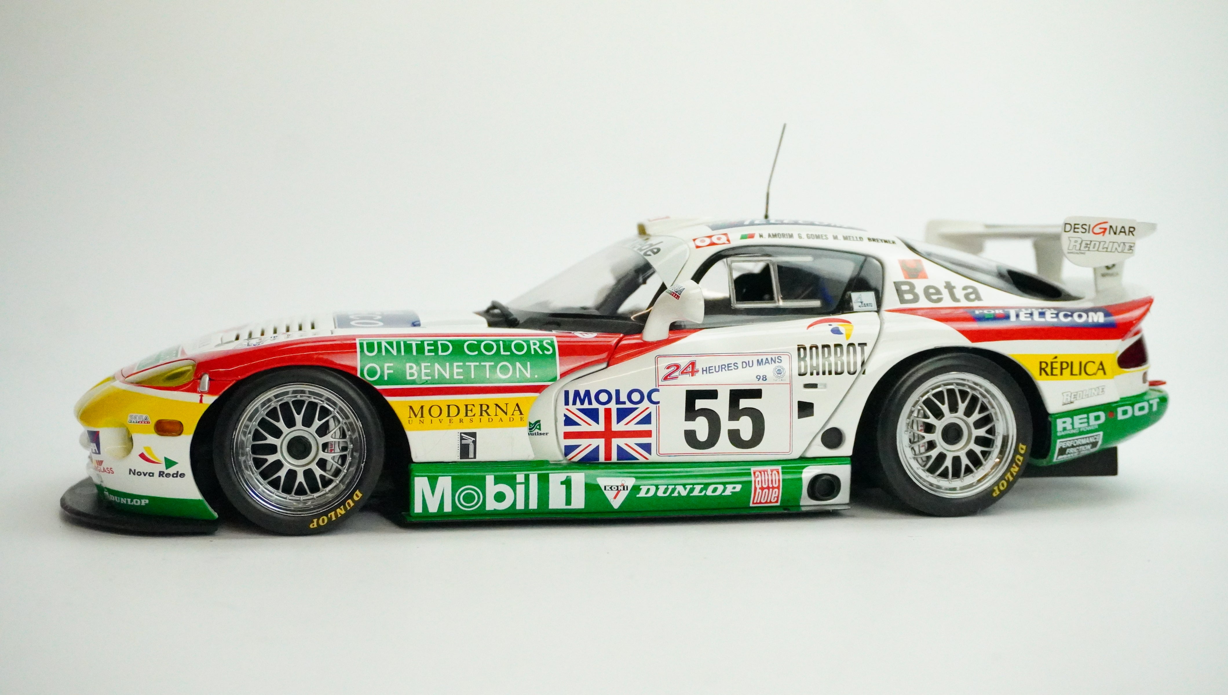 Dodge Viper GTS-R Racing No. 55 1:18