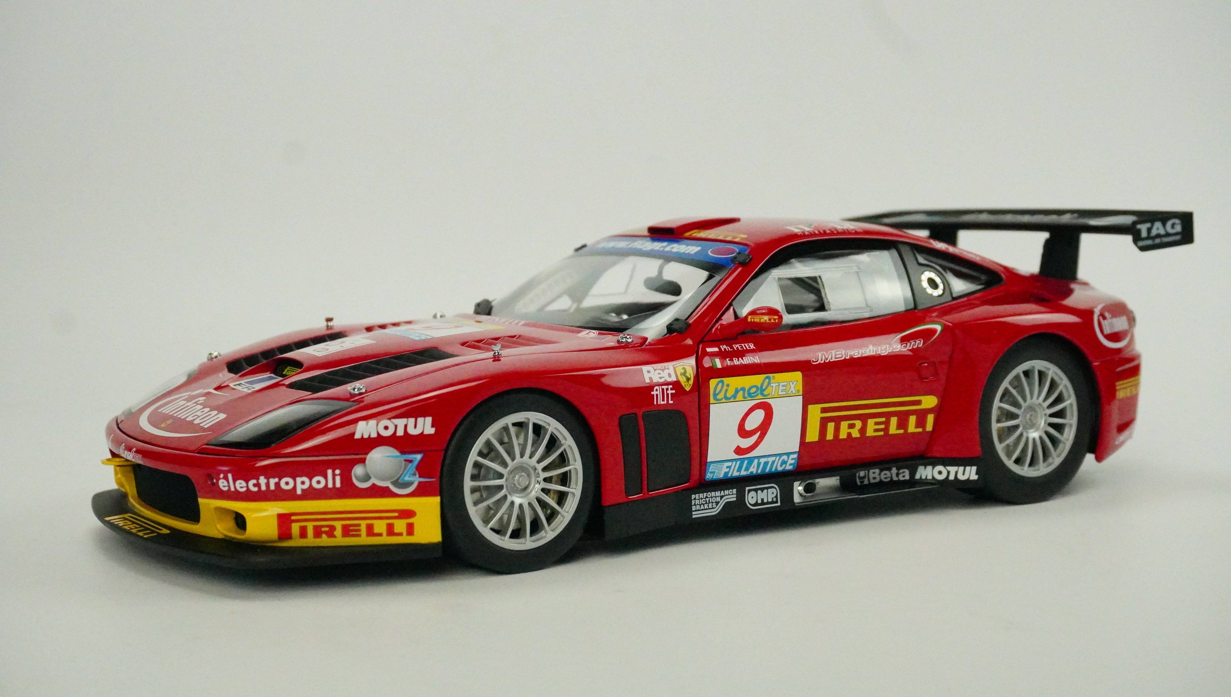 Ferrari 575 GTC Racing Nr.9 Rarität 2003 1:18