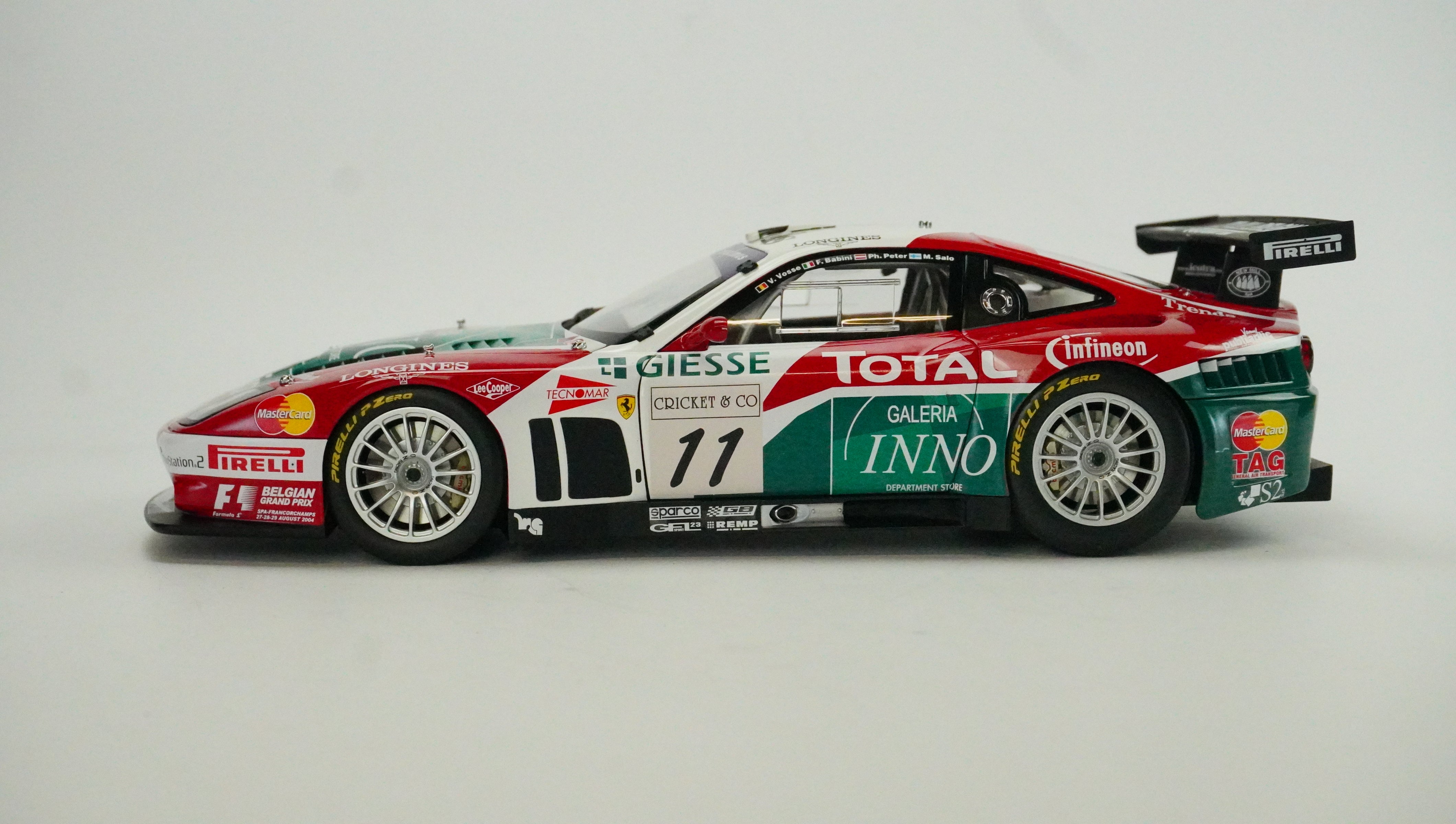 Ferrari 575 GTC Racing Nr.11 Rarität 2004 1:18