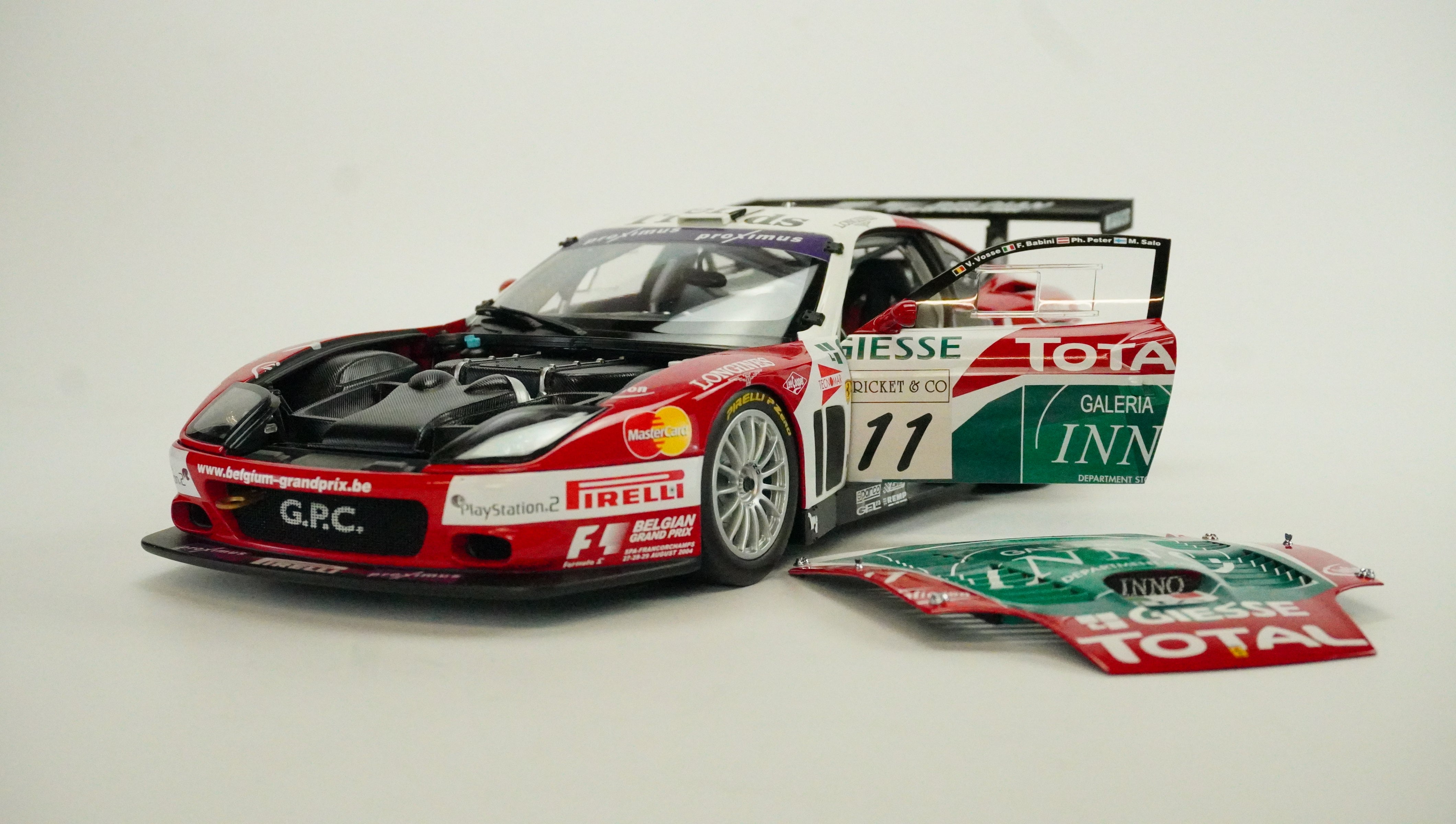 Ferrari 575 GTC Racing Nr.11 Rarität 2004 1:18
