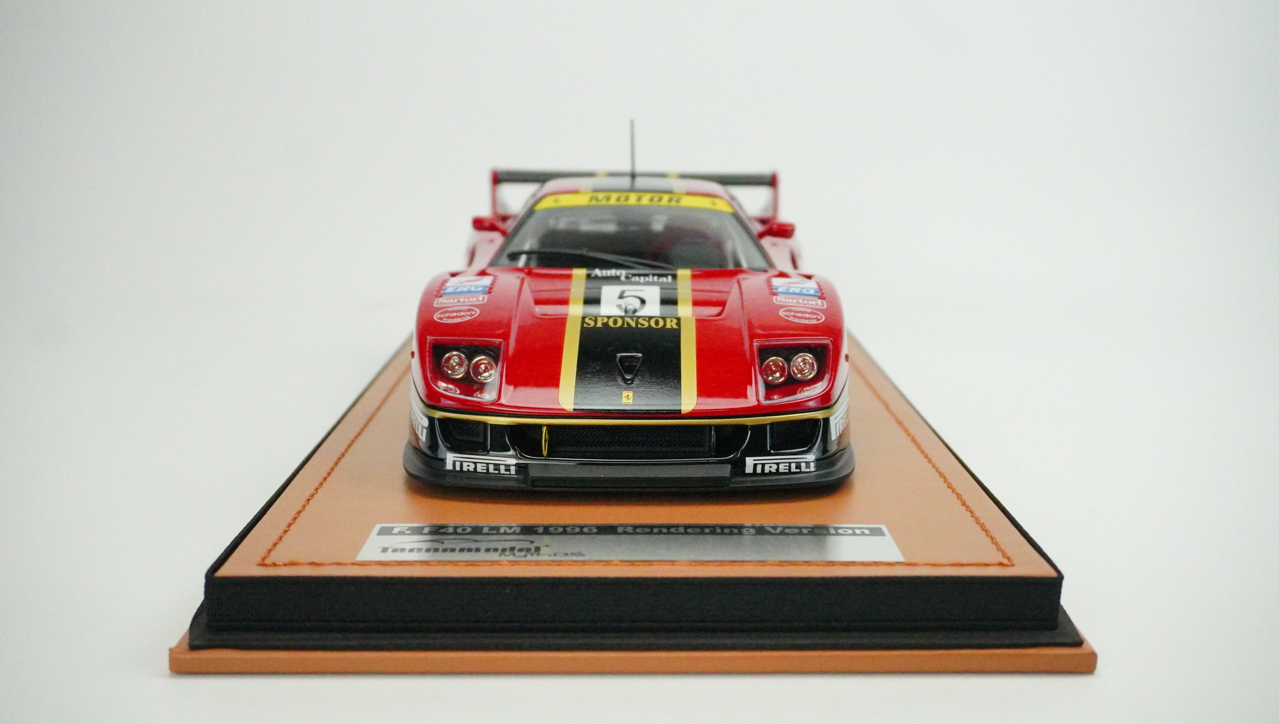 Ferrari F40 LM Racing No. 5 Limited (incl. Showcase) 1996 1:18