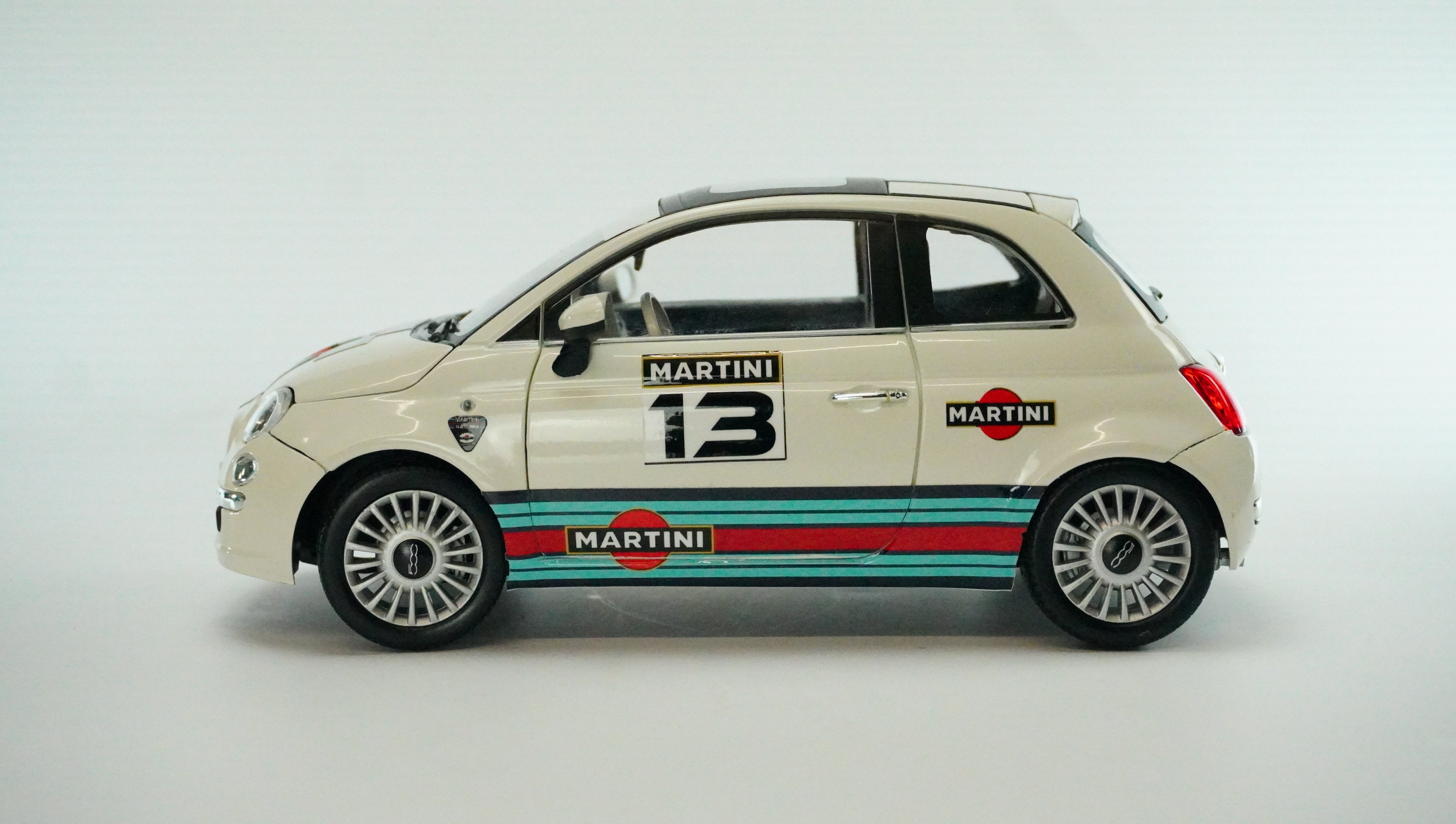 Fiat 500 Martini Racing Nr.13 Rarität 1:18