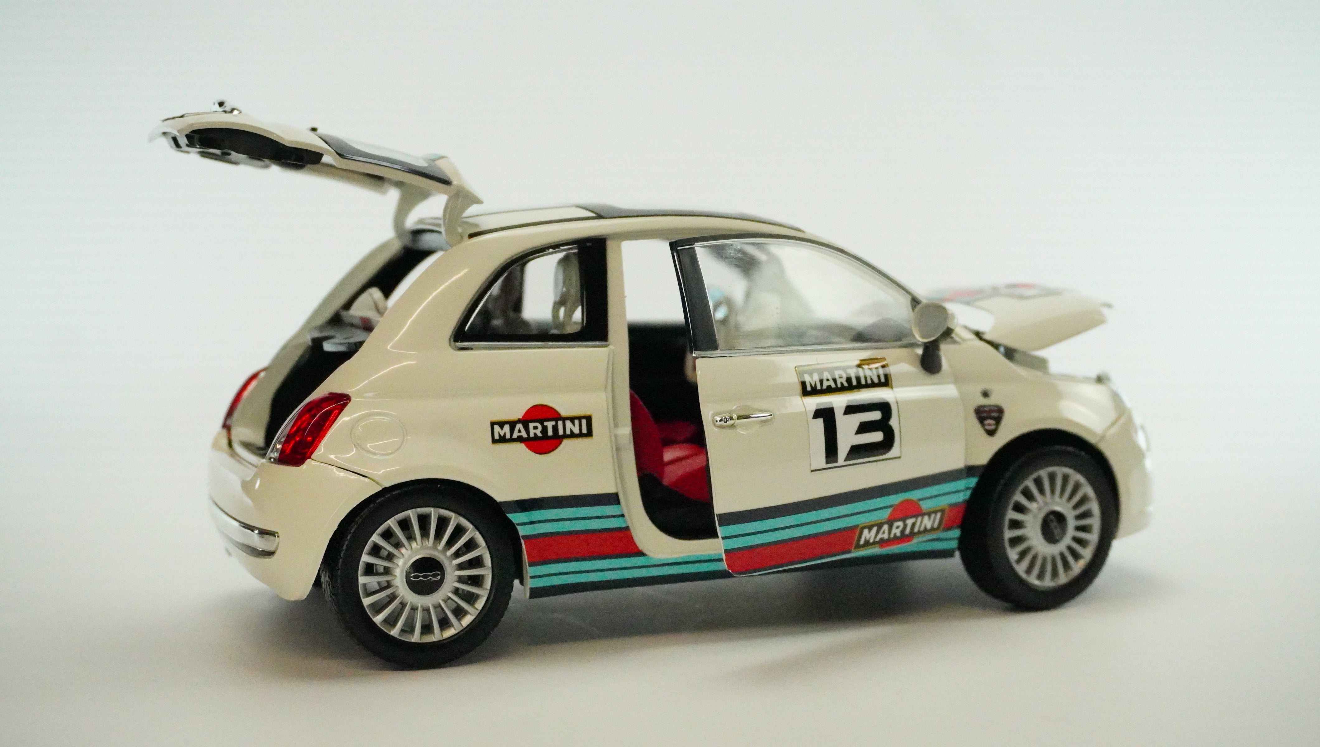 Fiat 500 Martini Racing Nr.13 Rarität 1:18