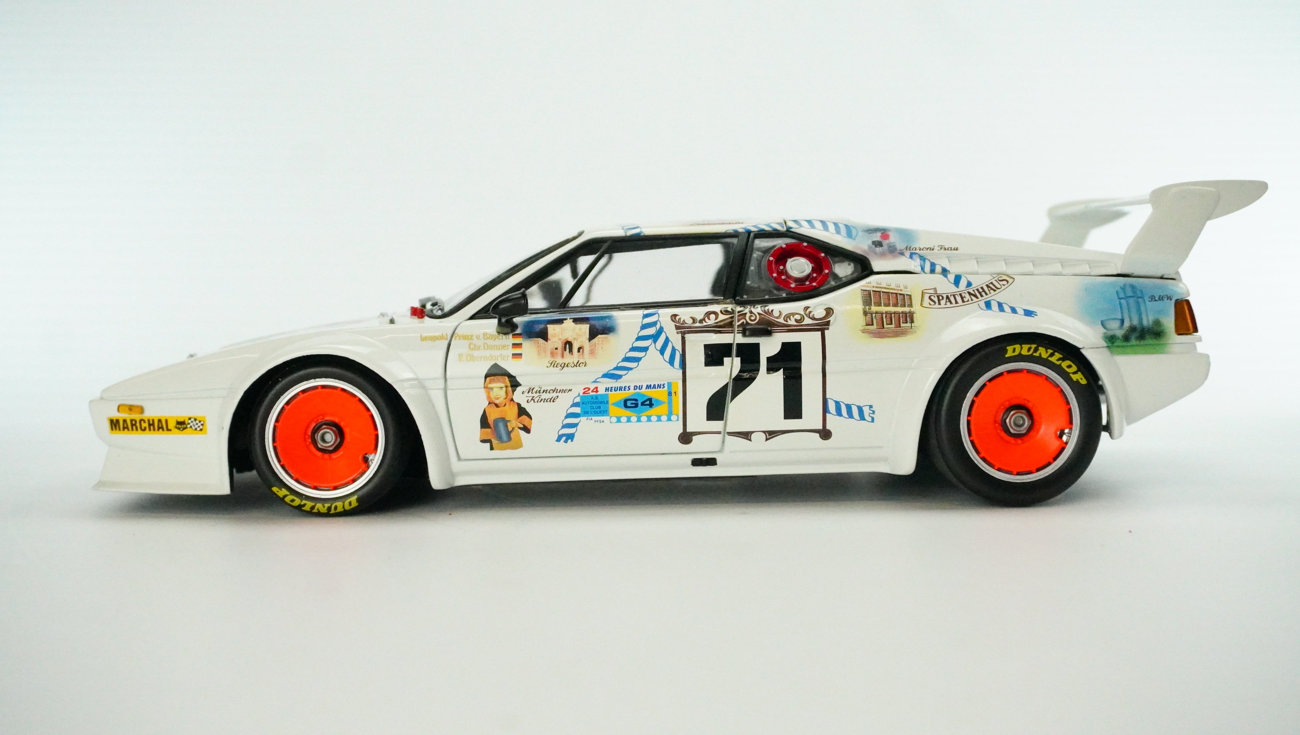 BMW M1 Le Mans Rally Nr.71 1981 1:18