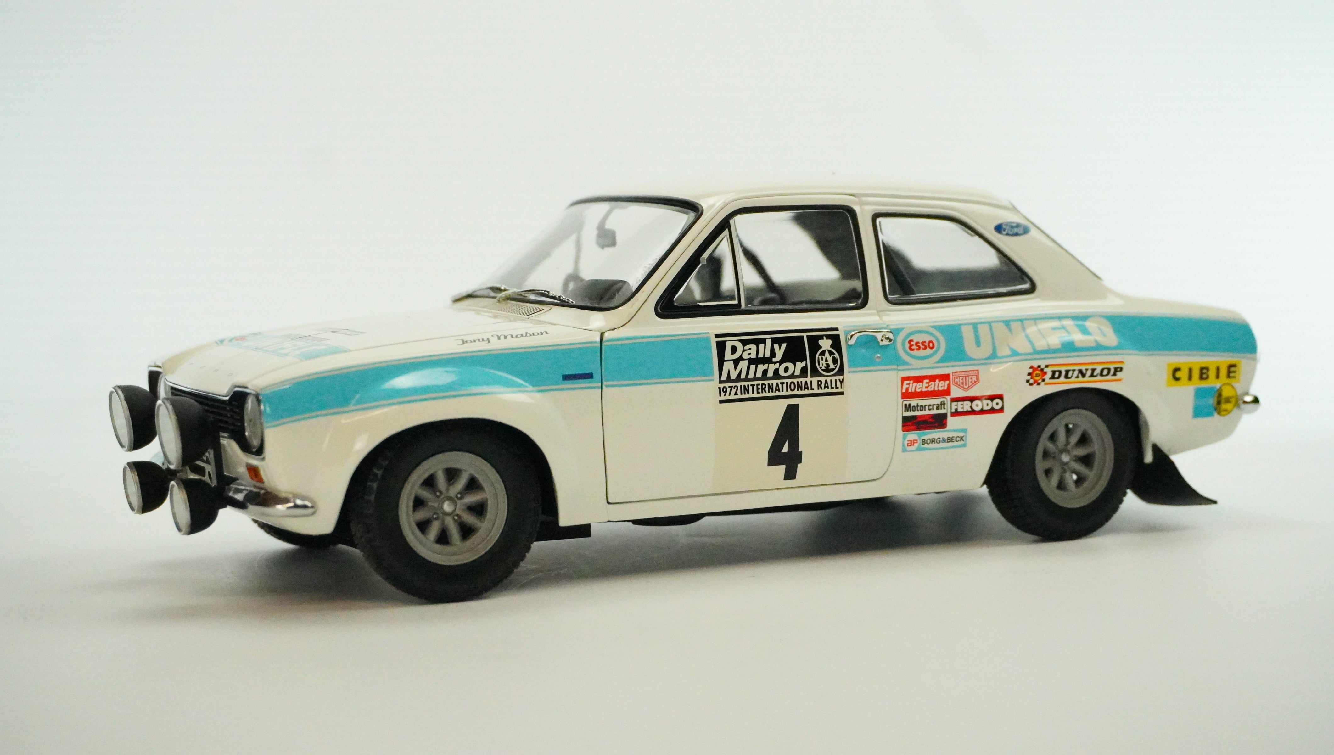 Ford Escort RS 1600 Rally No. 4 Rarity 1972 1:18