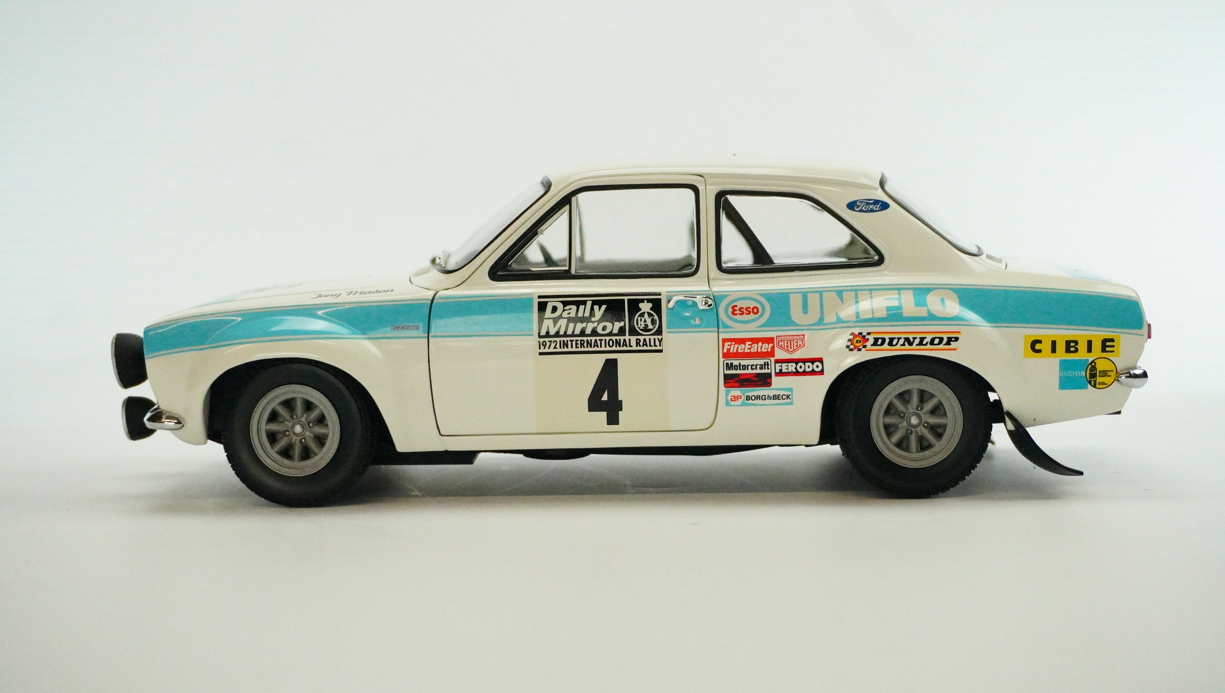 Ford Escort RS 1600 Rally No. 4 Rarity 1972 1:18