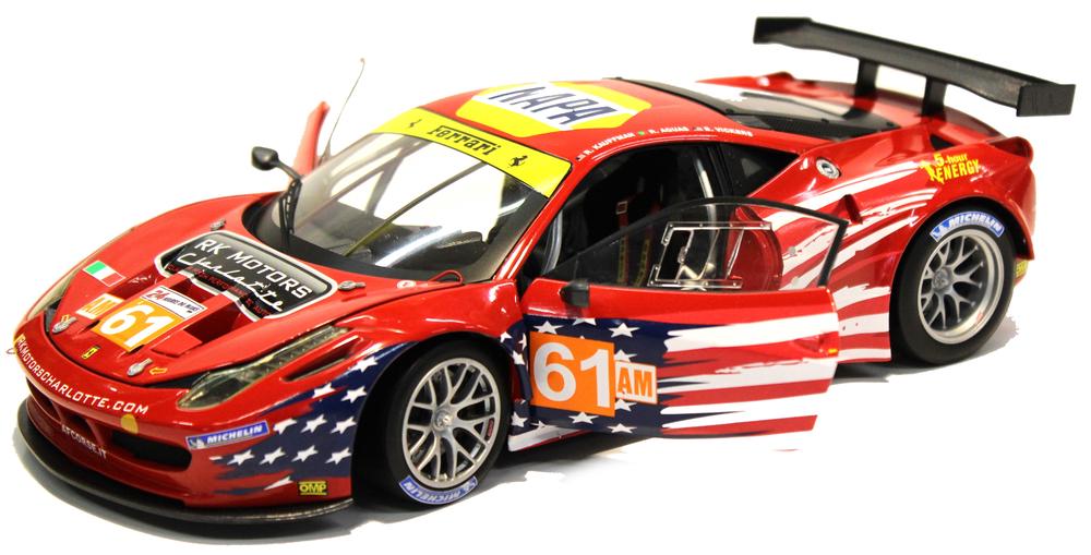 Ferrari 458 Italia GT2 Racing Nr.61 2012 1:18