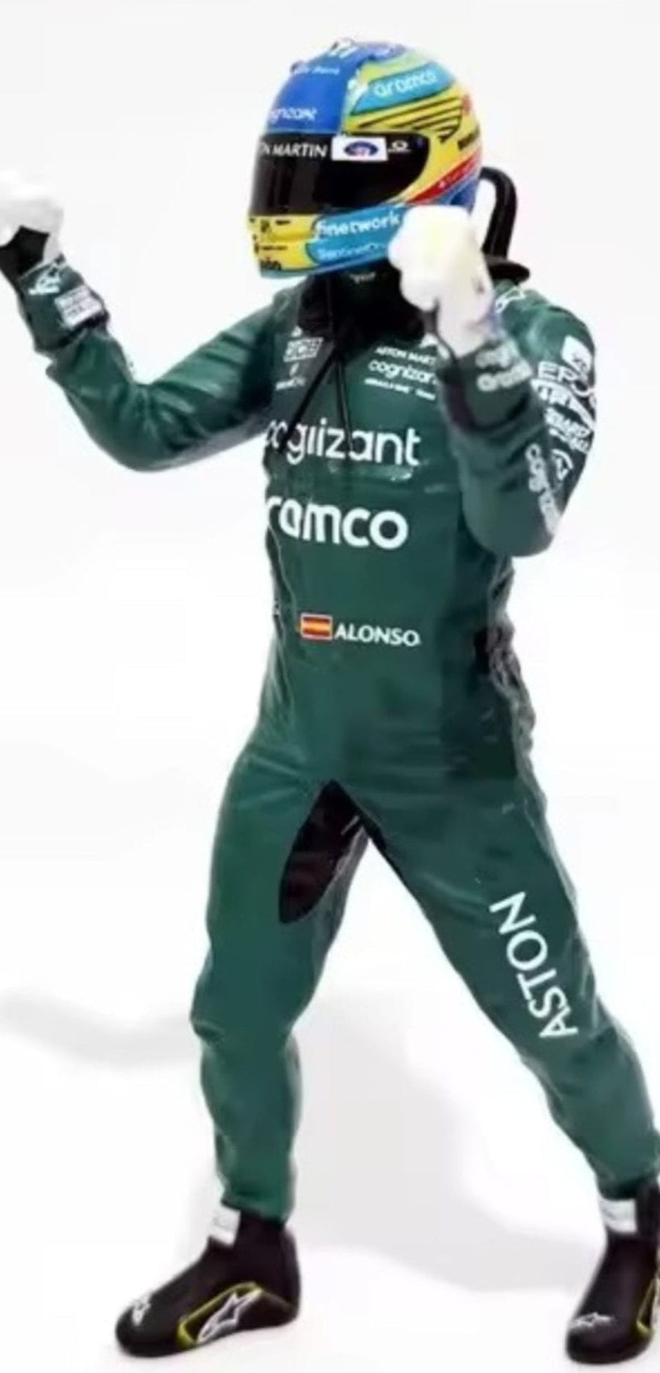 Aston Martin Formel Rennfahrer 1:18