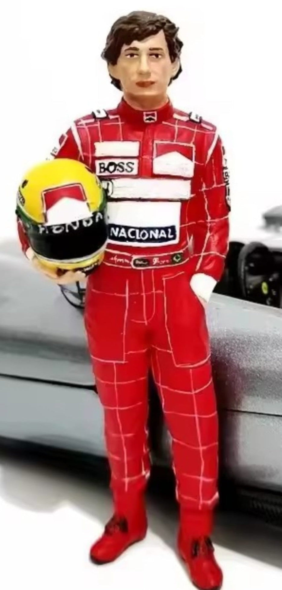 Ayrton Senna Autorennfahrer 1:18