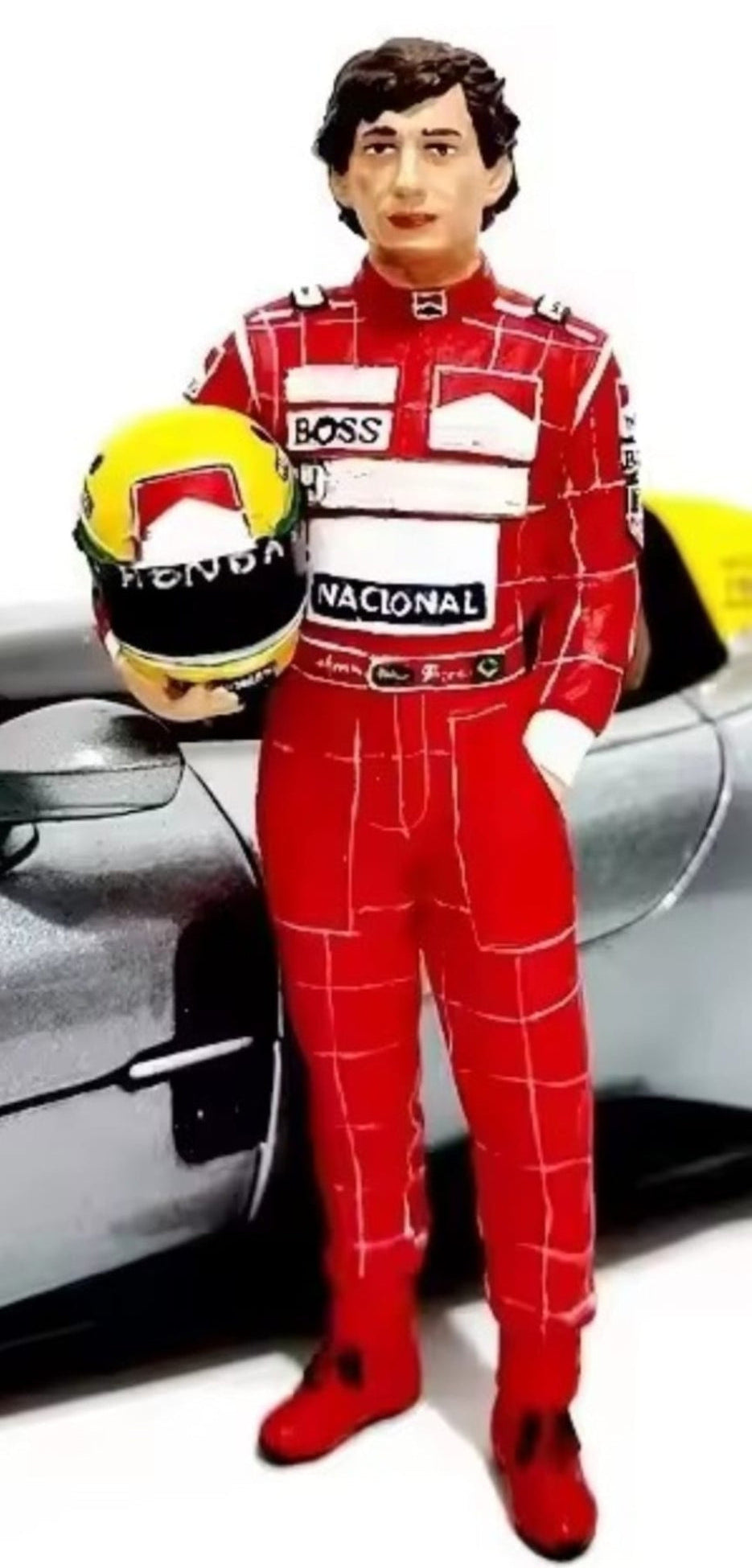 Ayrton Senna Autorennfahrer 1:18